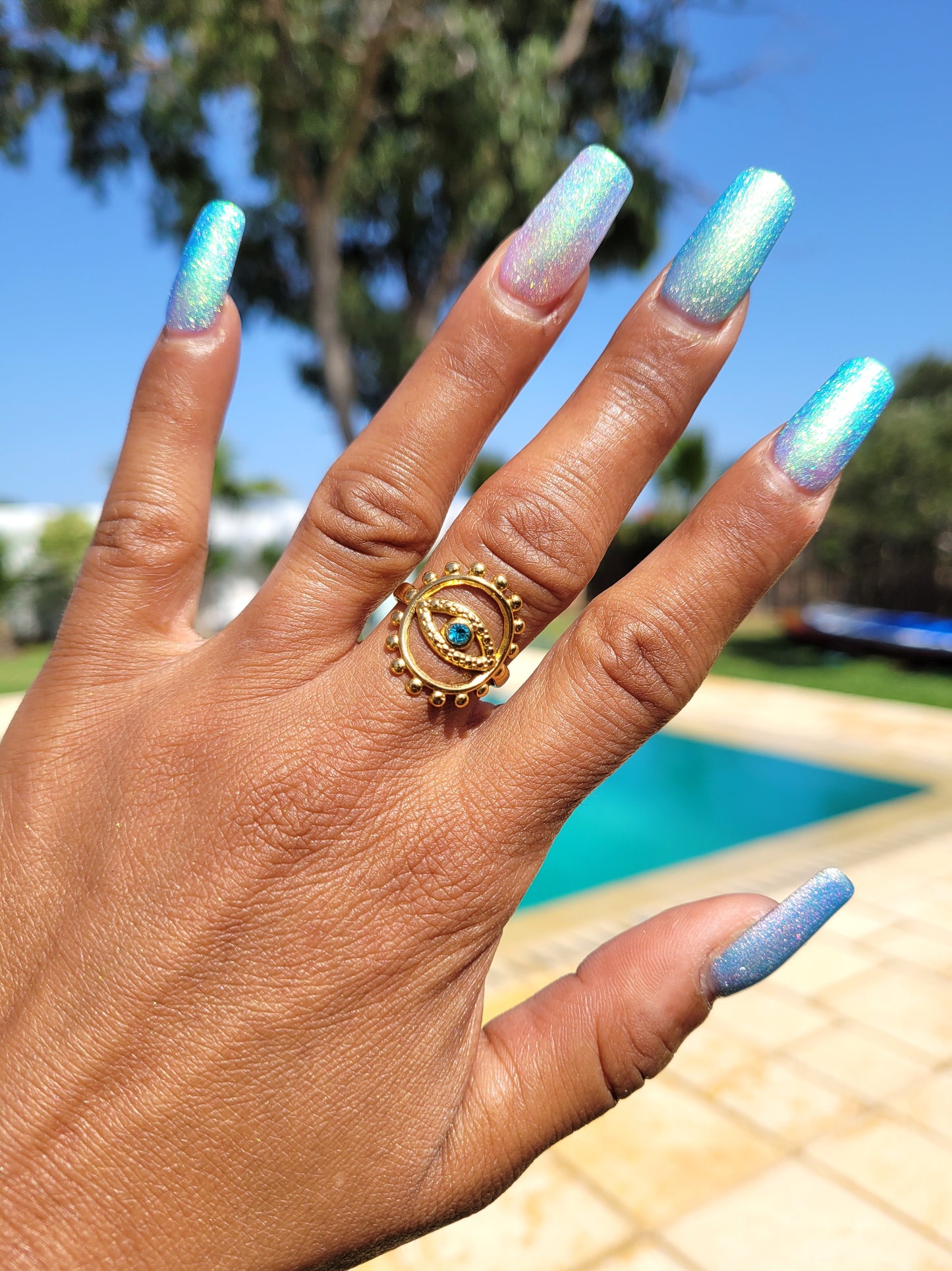 BAGUE BLUE EYE
