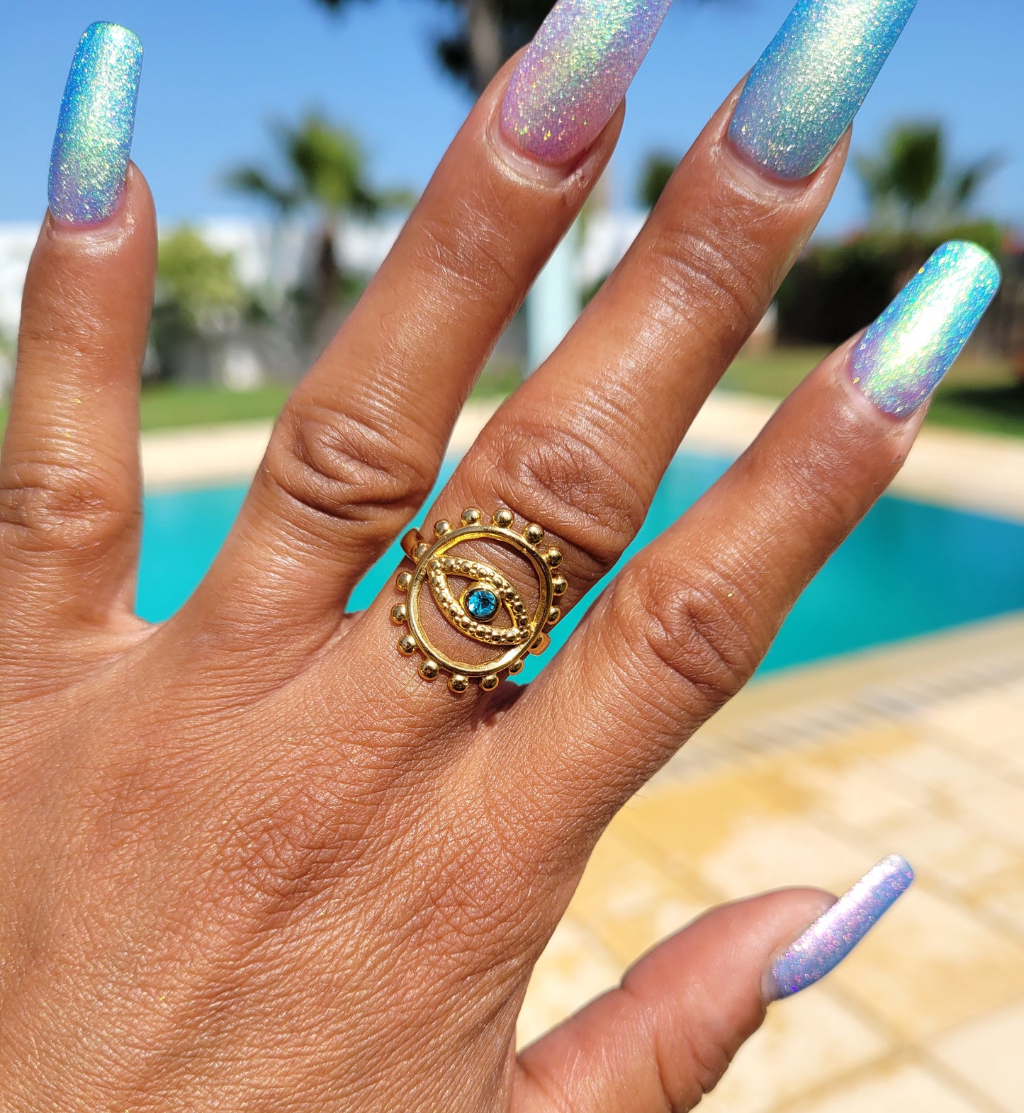 BAGUE BLUE EYE