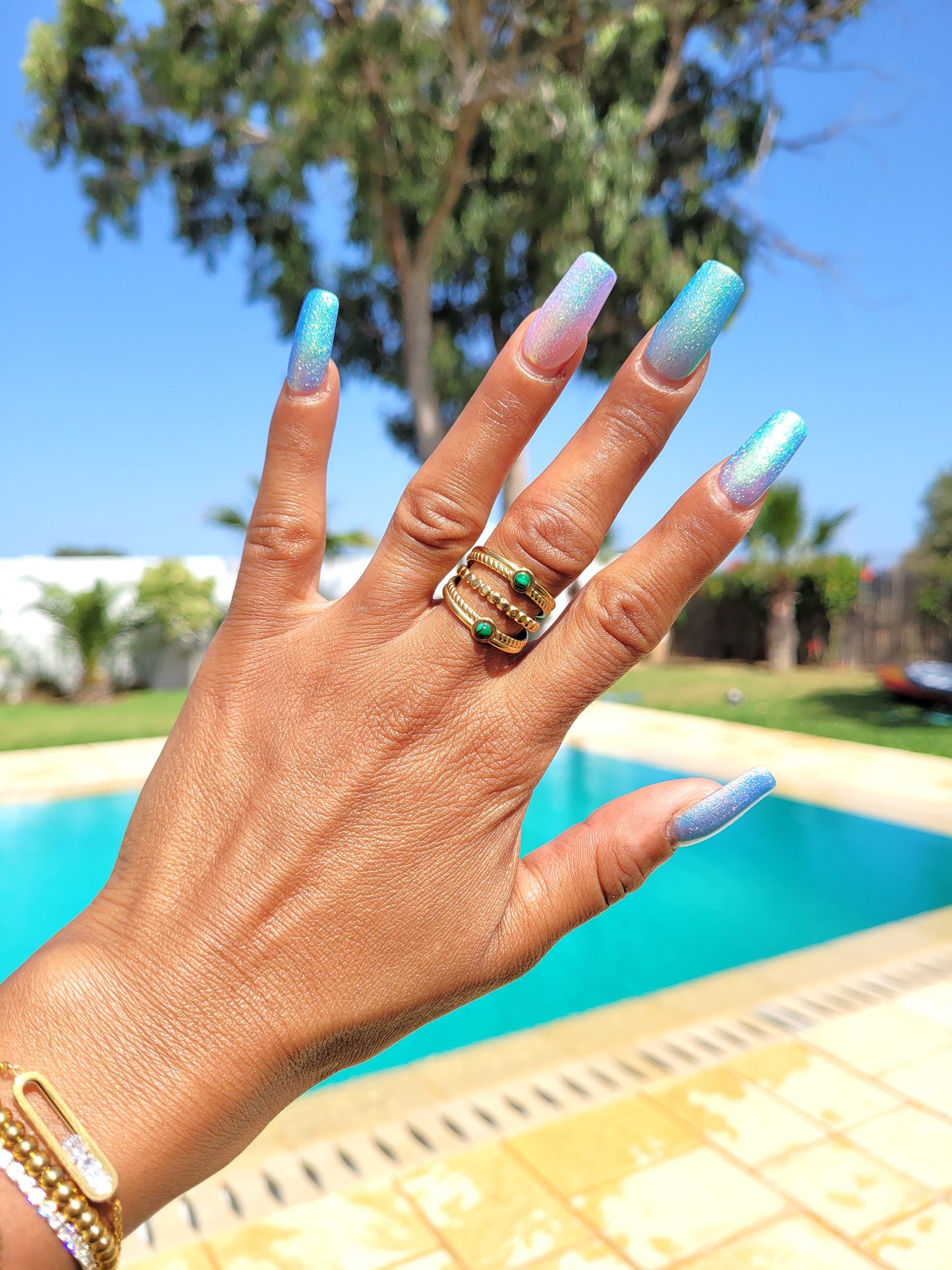 BAGUE HOURIA VERT
