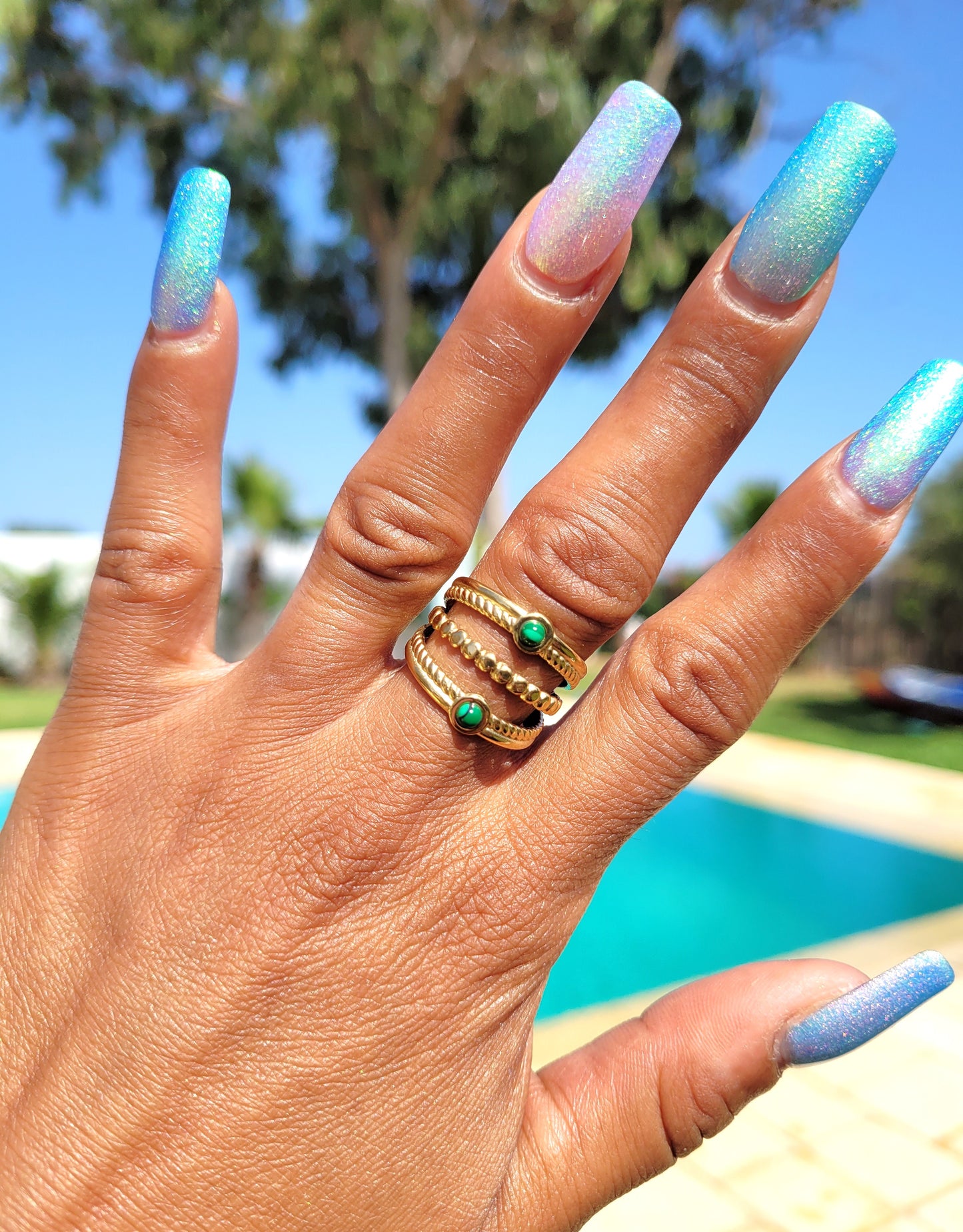 BAGUE HOURIA VERT