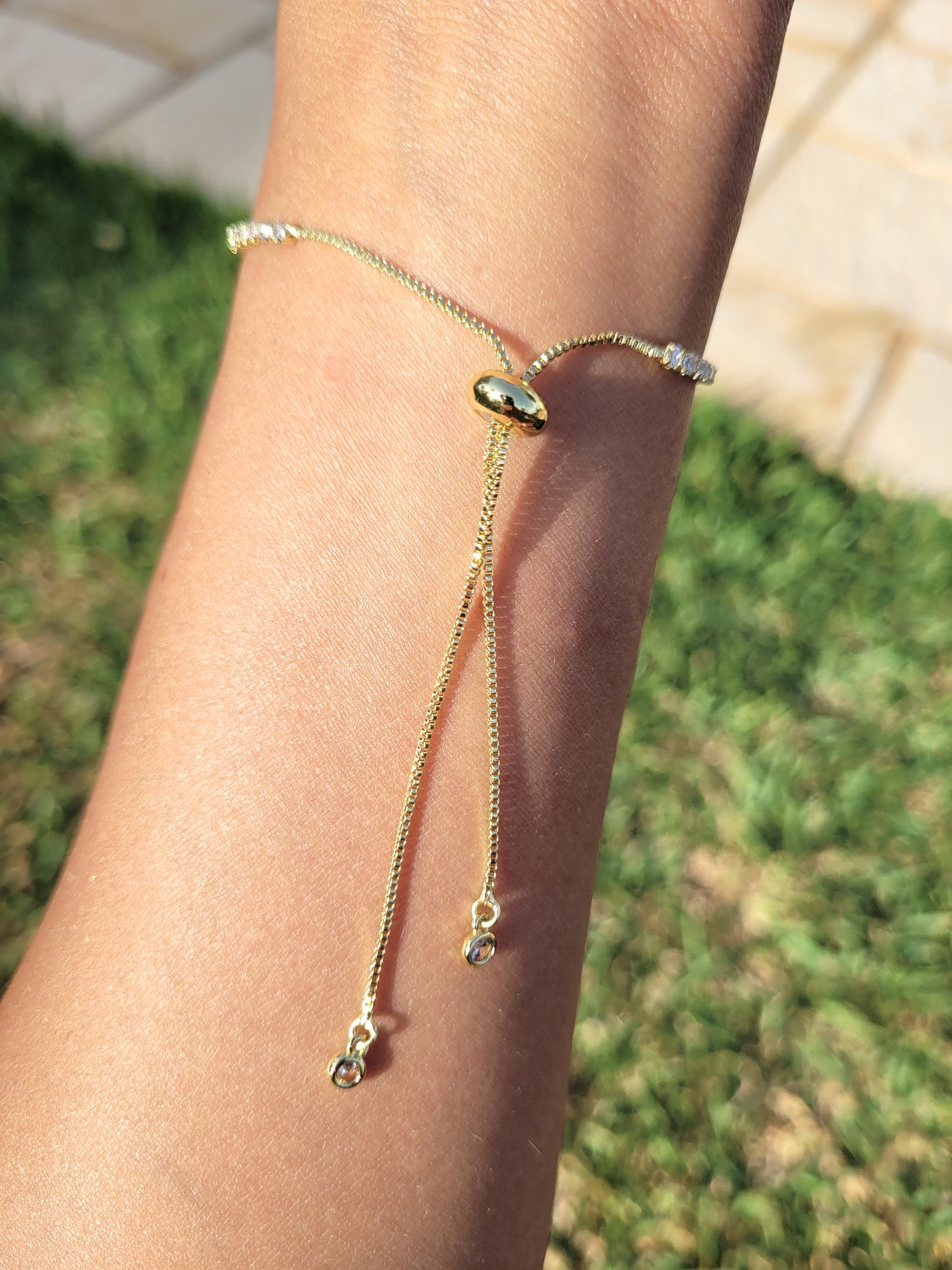 BRACELET ASMA STRASS REGLABLE