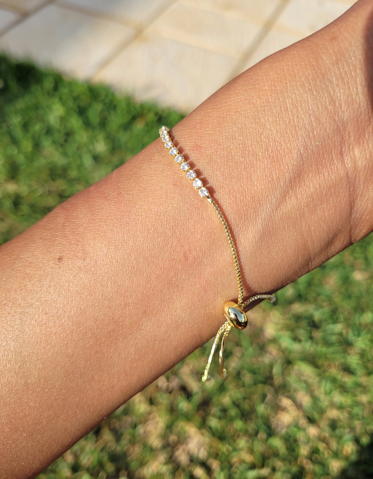 BRACELET ASMA STRASS REGLABLE