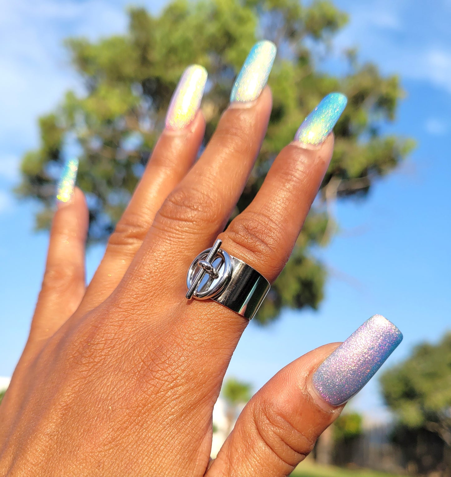 BAGUE BELT SILVER