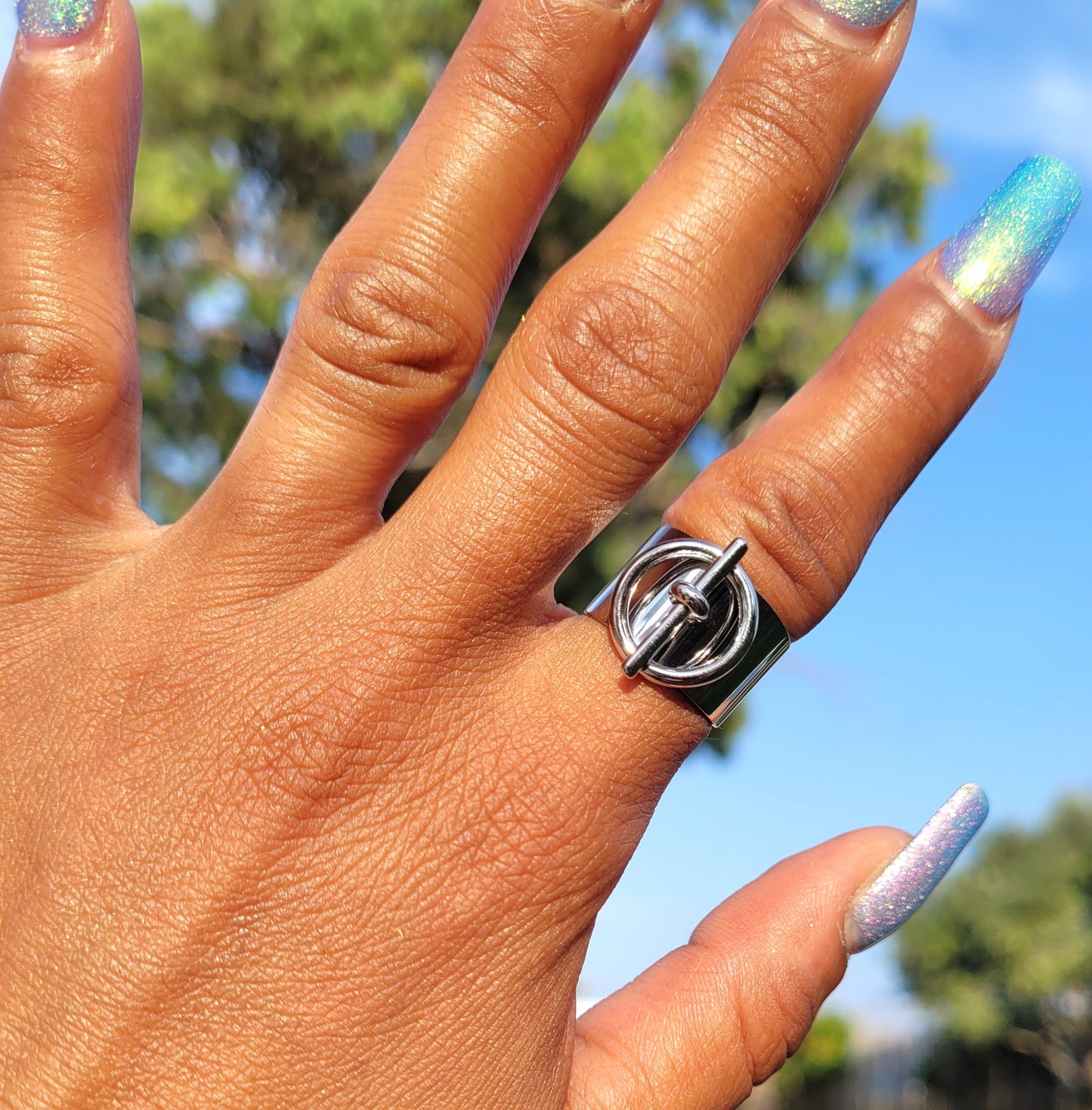 BAGUE BELT SILVER