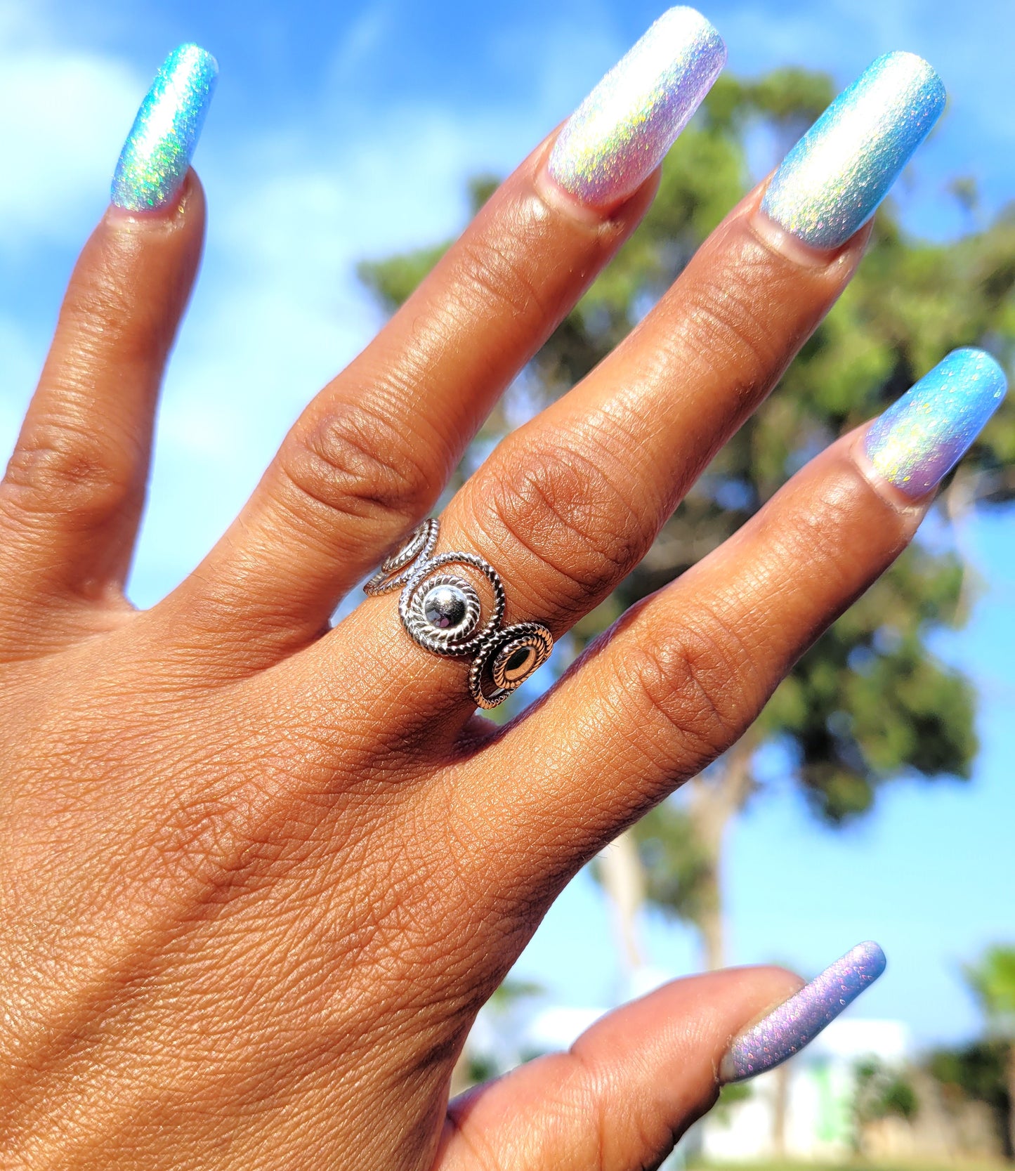 BAGUE INES SILVER