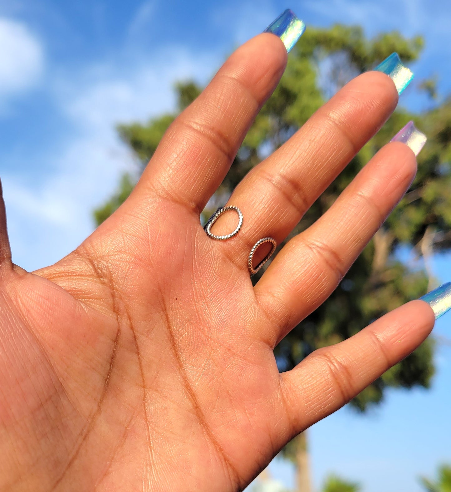BAGUE INES SILVER