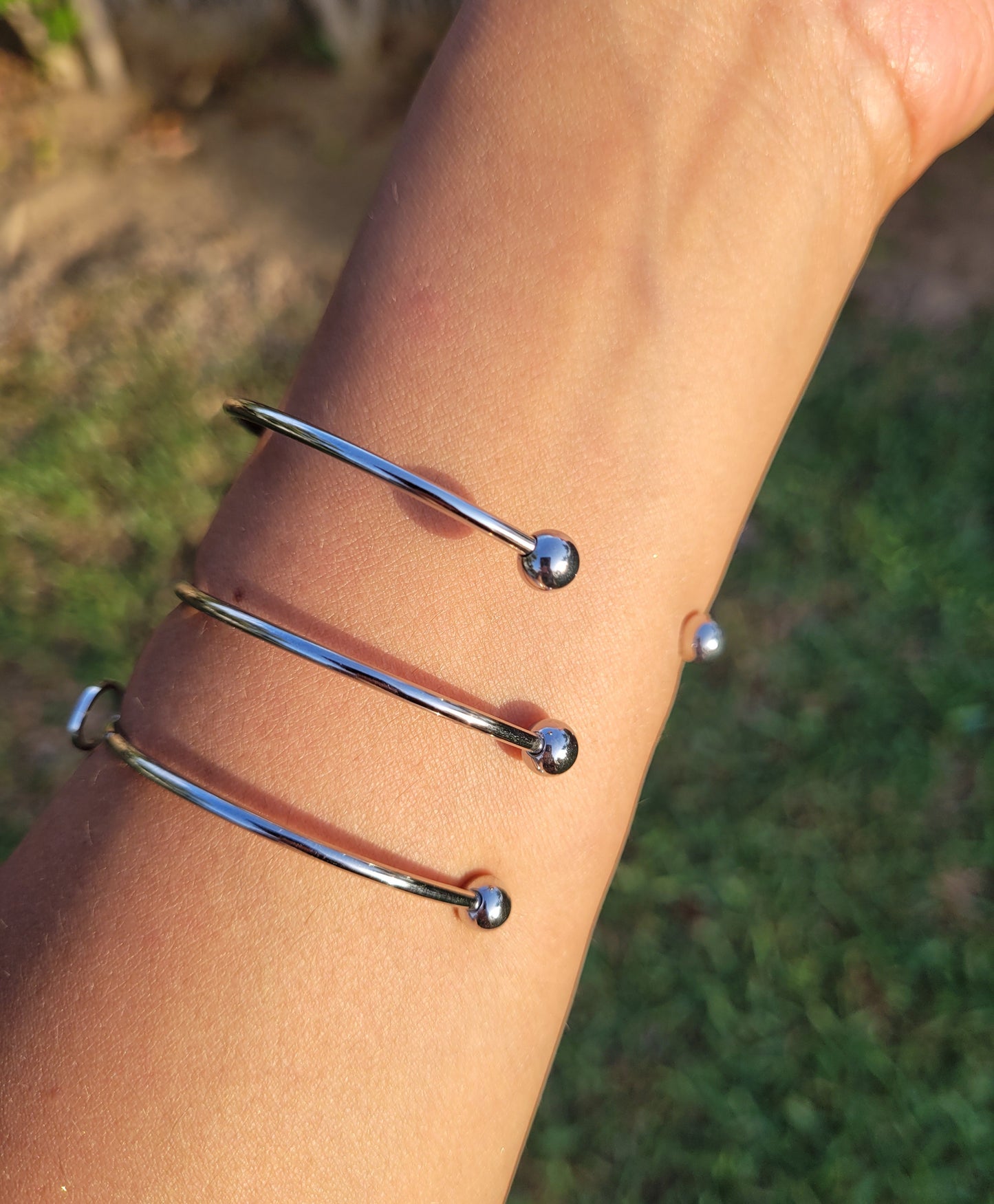 BRACELET MANCHETTE SILVER