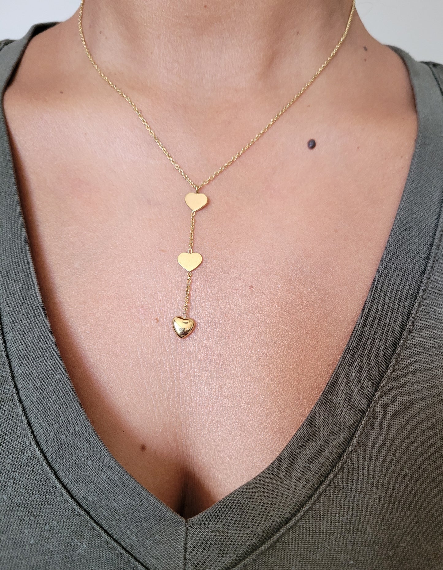 COLLIER I LOVE YOU GOLD