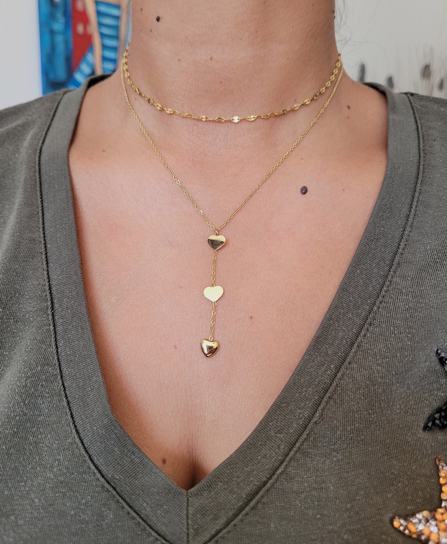 COLLIER I LOVE YOU GOLD