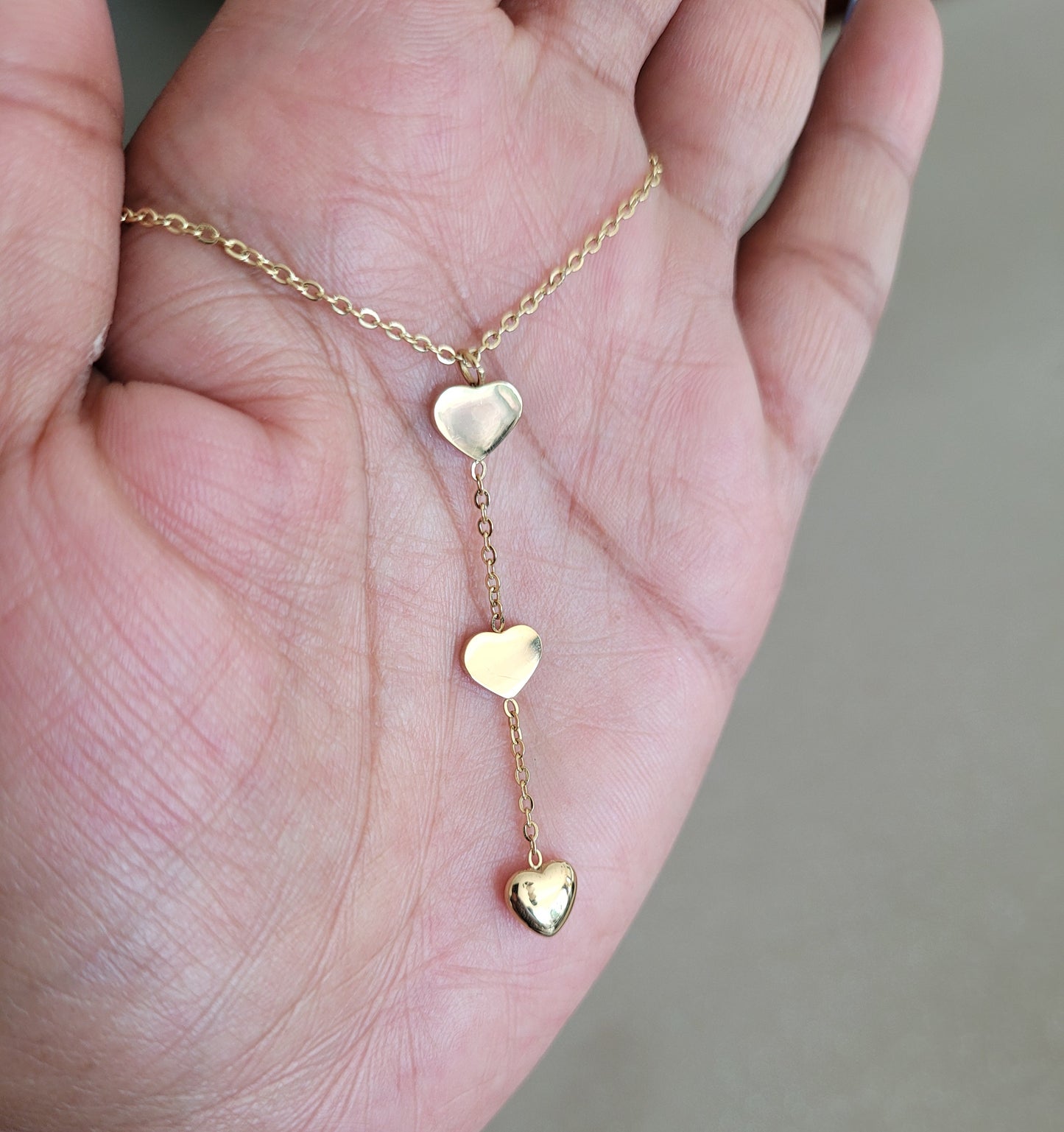 COLLIER I LOVE YOU GOLD