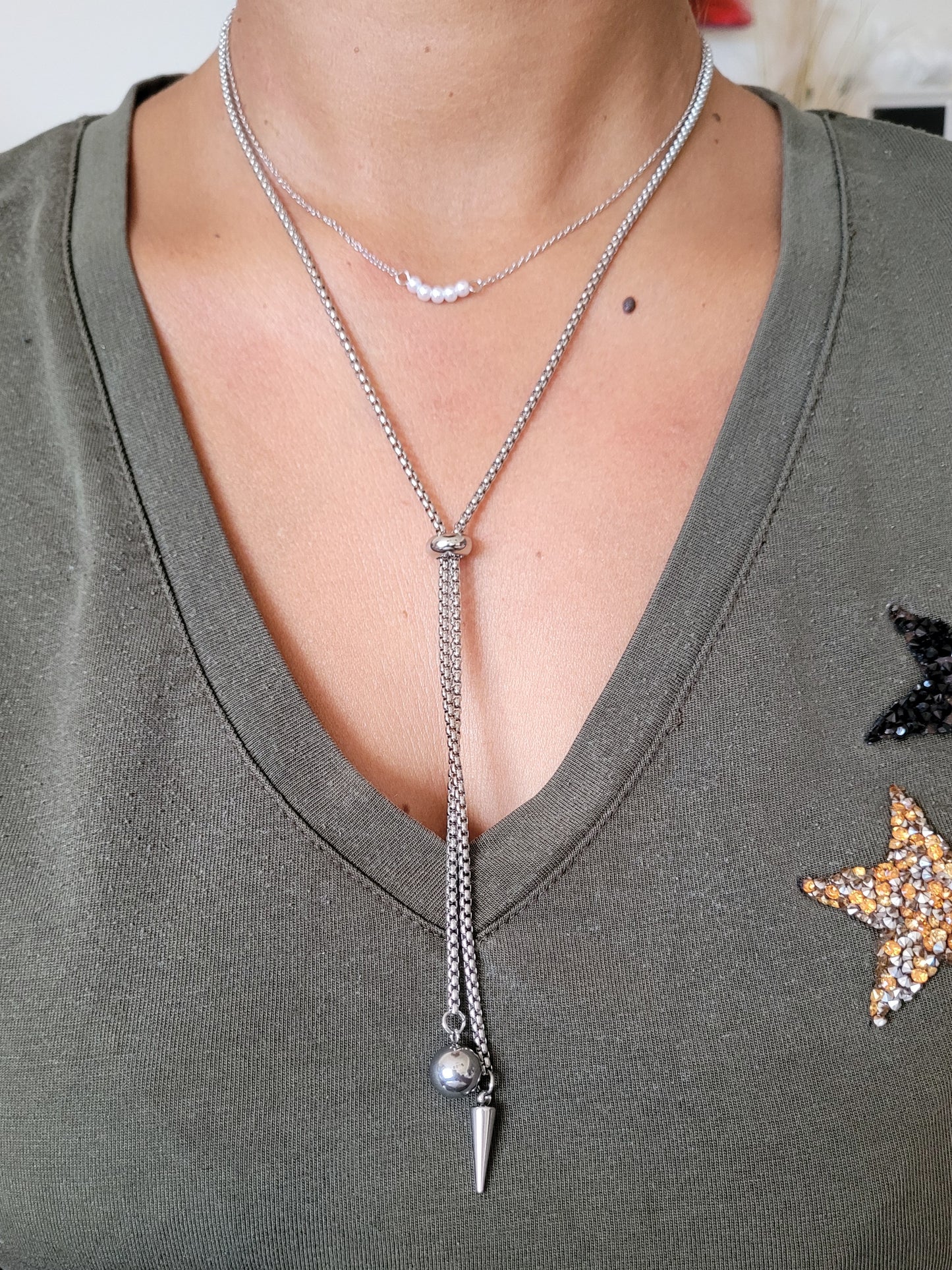 COLLIER CELIA SILVER