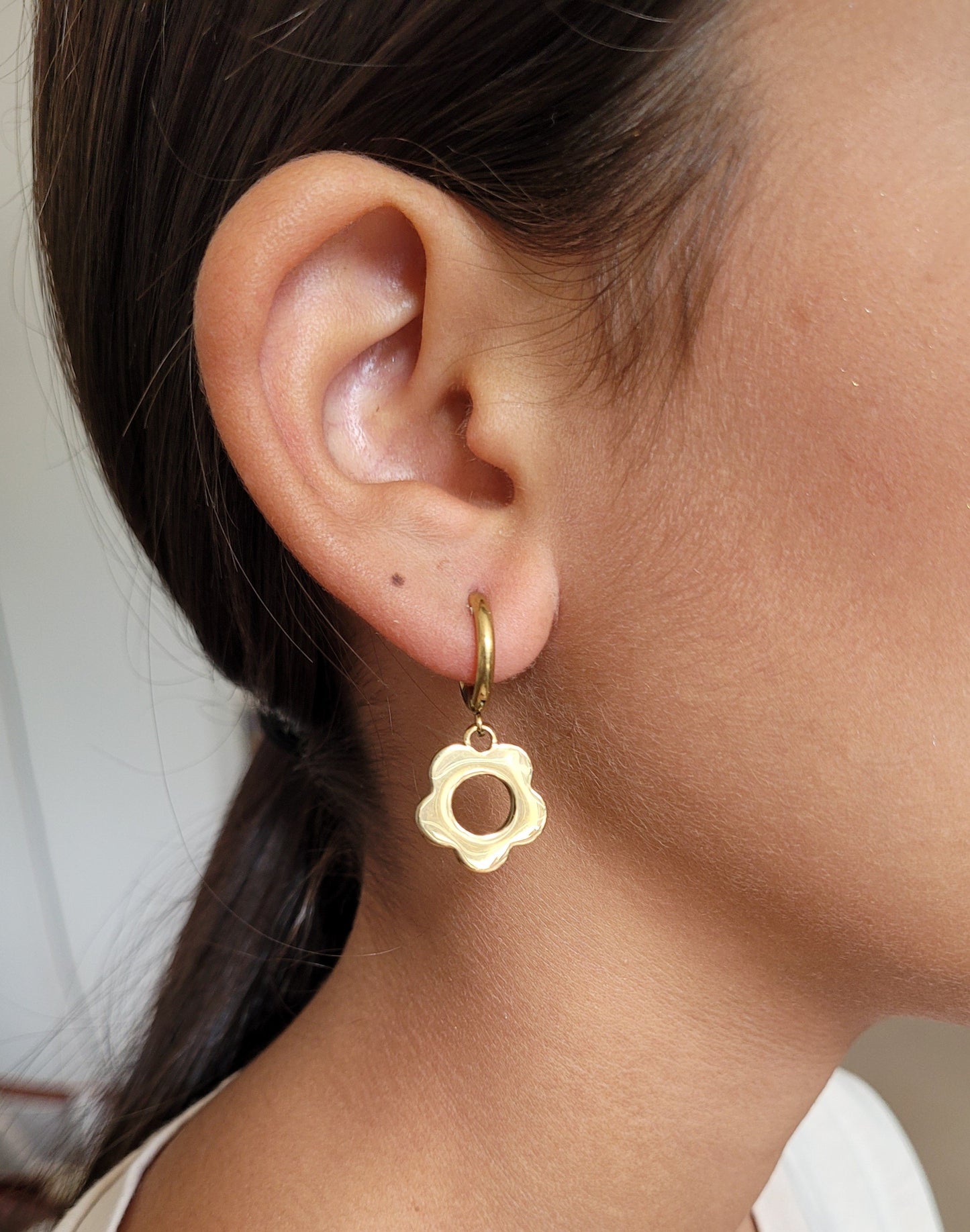 BOUCLES FLORA GOLD