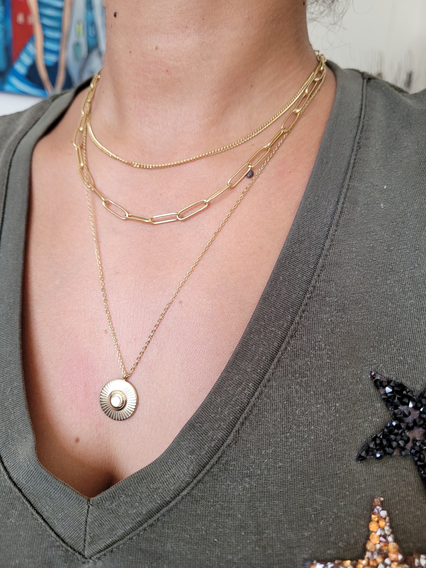 COLLIER MONA GOLD