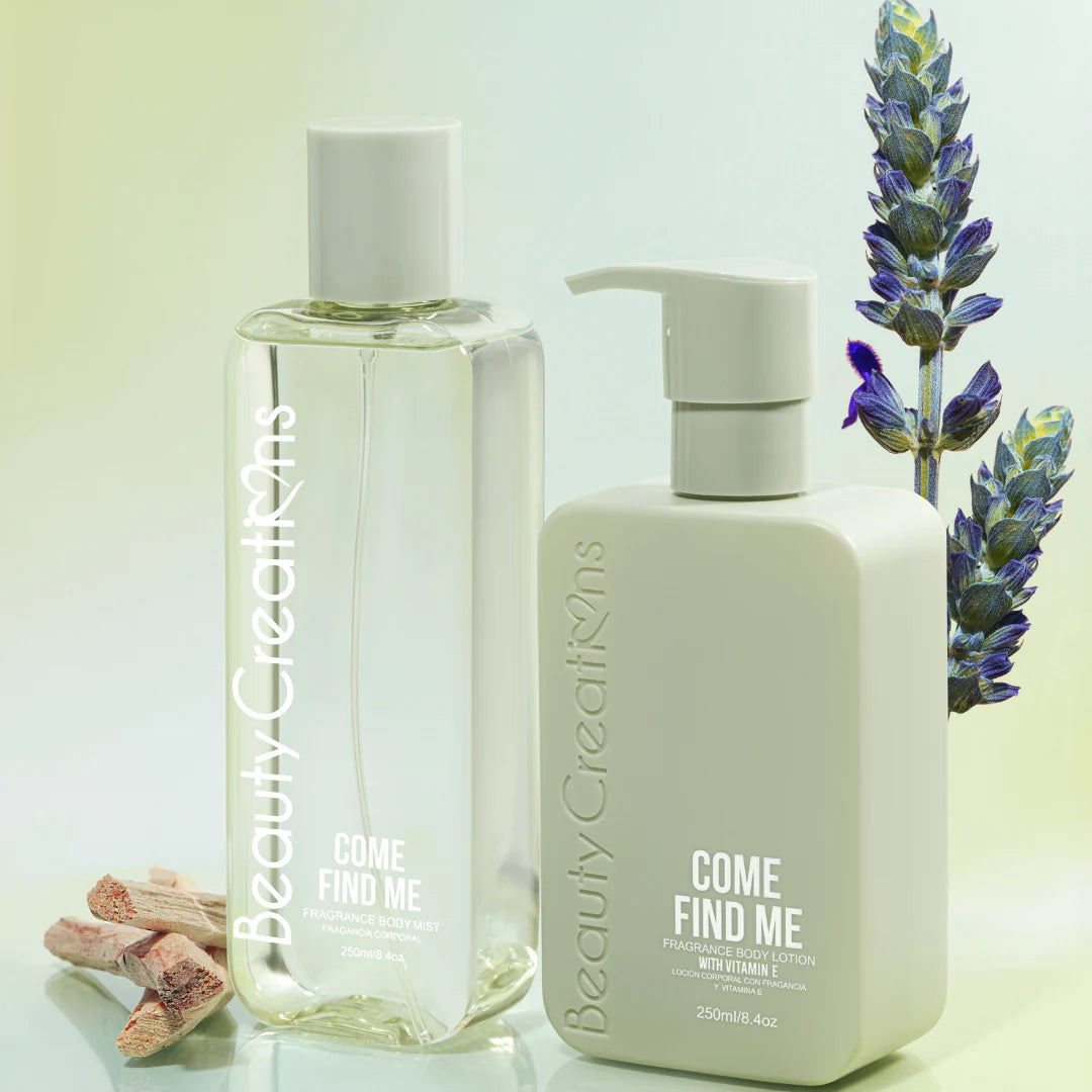 Coffret lotion et brume corps Come Find Me - Beauty Creations