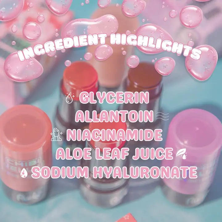 Gelée Blush et lèvres / Chibi Jelly Lip Stain -Rude Cosmetics