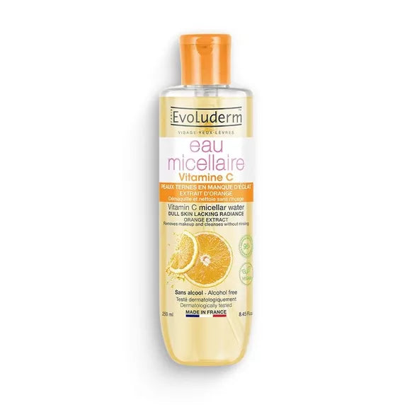 Eau Micellaire Démaquillante Vitamine C - Evoluderm
