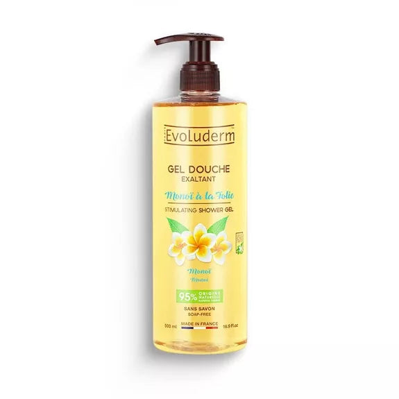 Gel Douche Exaltant Monoï à la Folie -Evoluderm