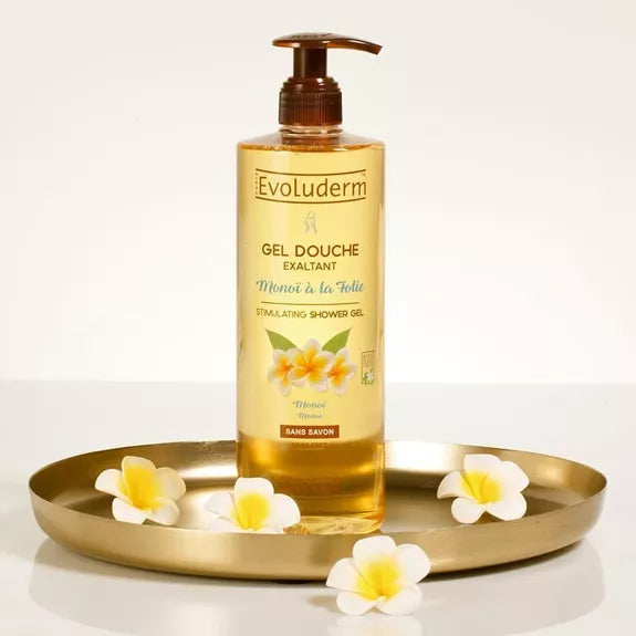 Gel Douche Exaltant Monoï à la Folie -Evoluderm