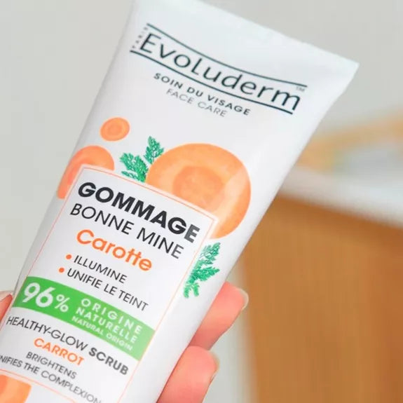 Gommage pour le visage - Bonne Mine Carotte - Evoluderm
