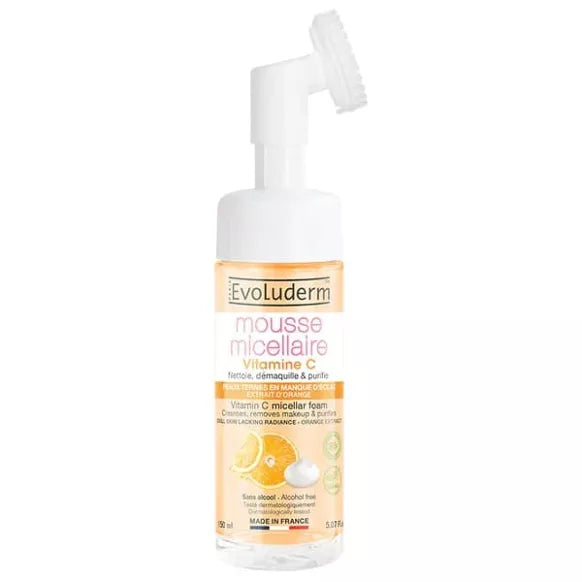 Mousse Micellaire Nettoyante Vitamine C - Evoluderm