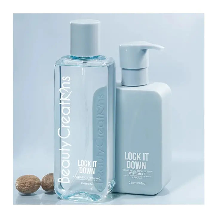 Coffret lotion et brume corps Lock It Down -Beauty Creations