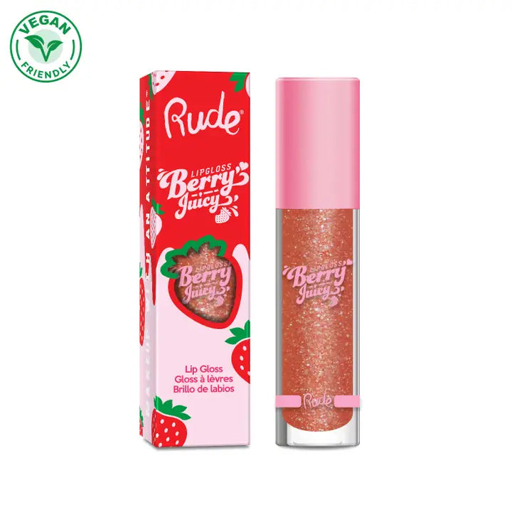 Brillant à lèvres Berry Juicy - Rude Cosmetics