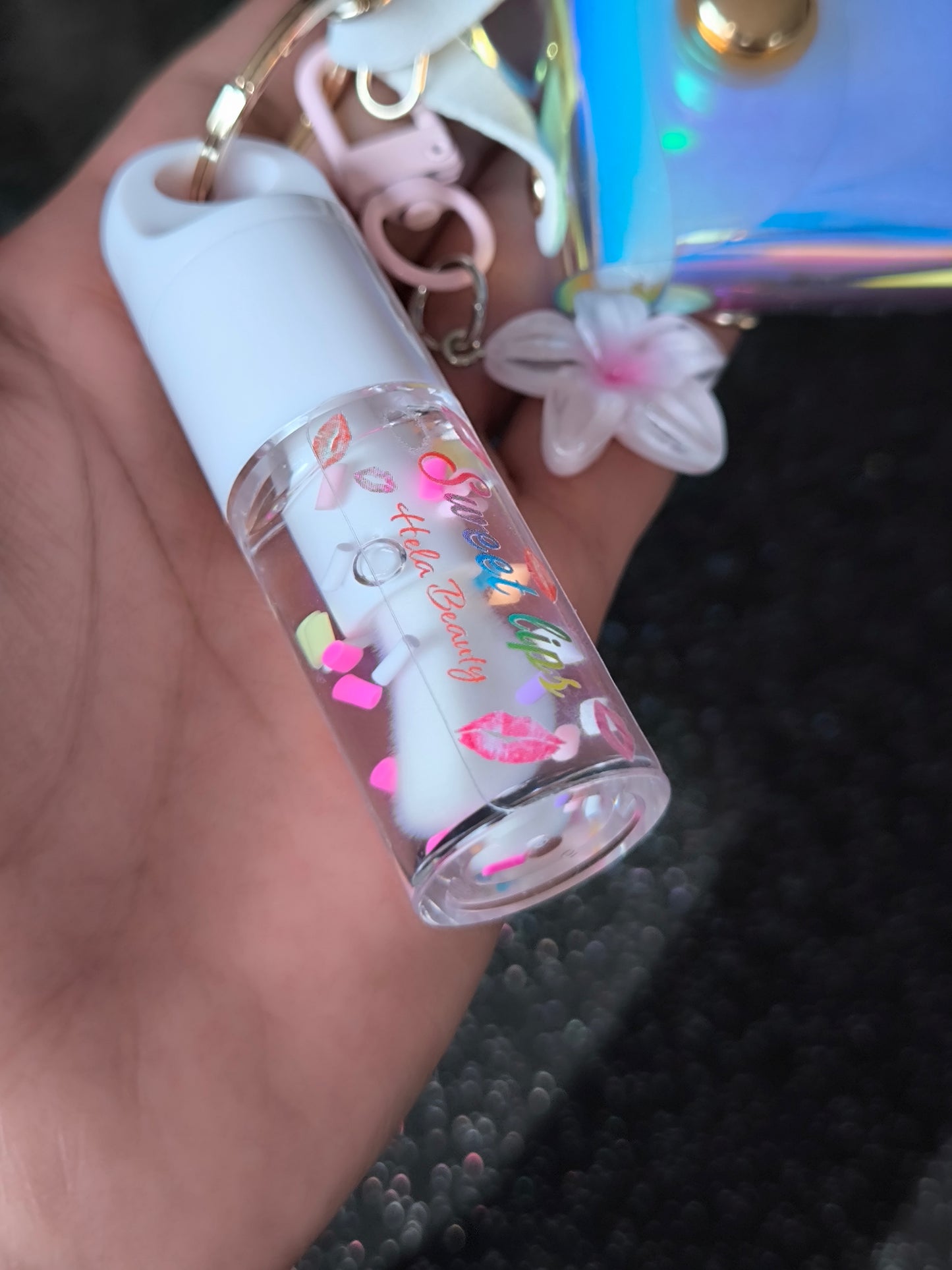 PORTE CLÉ GLOSS CONFETTIS & BAG