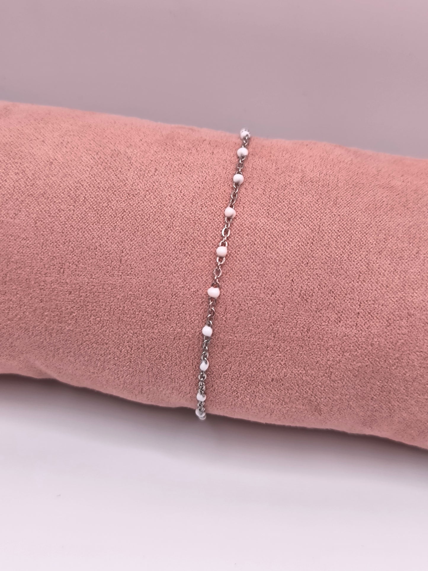 BRACELET PERLA BLANC SILVER