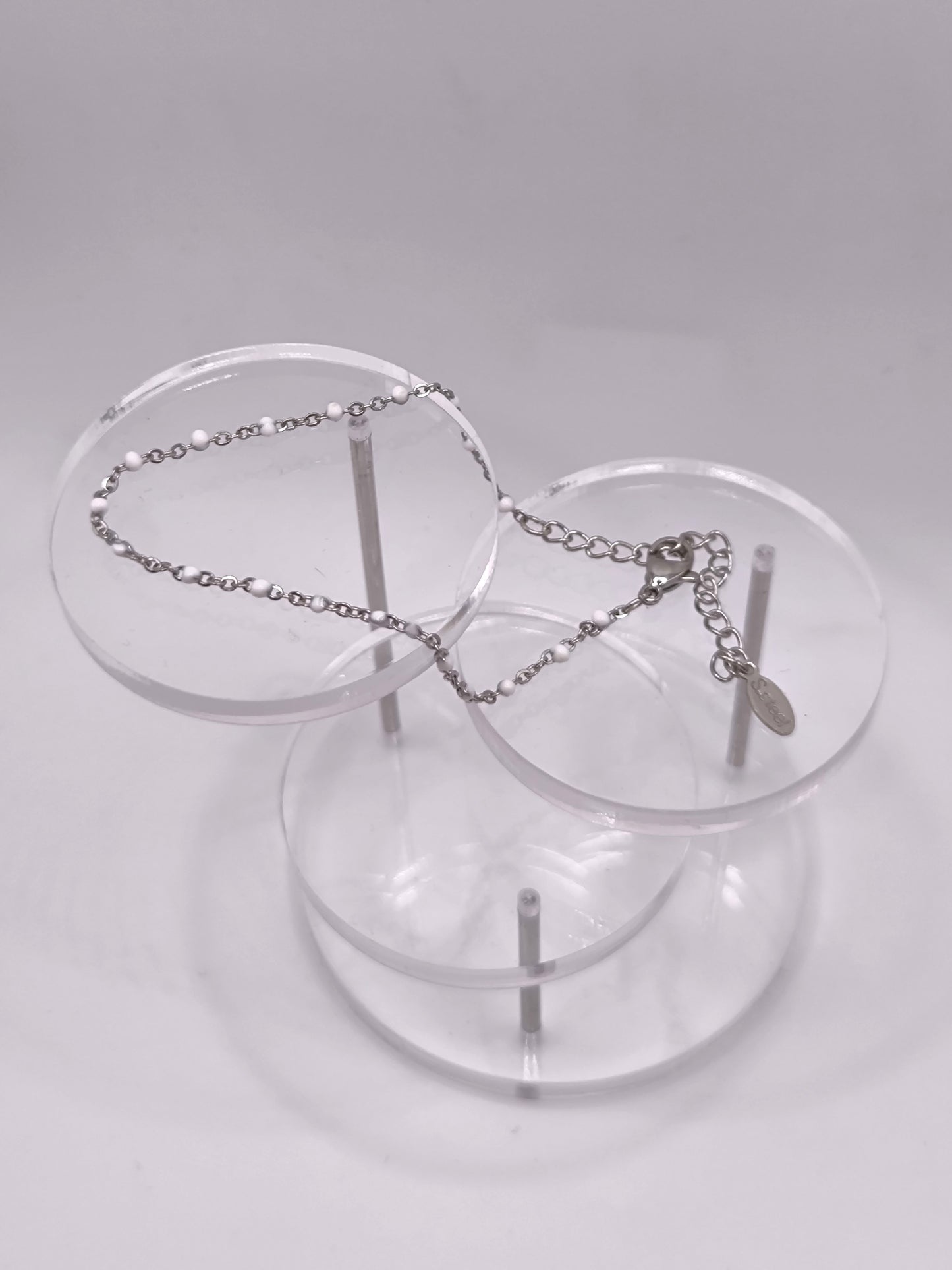 BRACELET PERLA BLANC SILVER