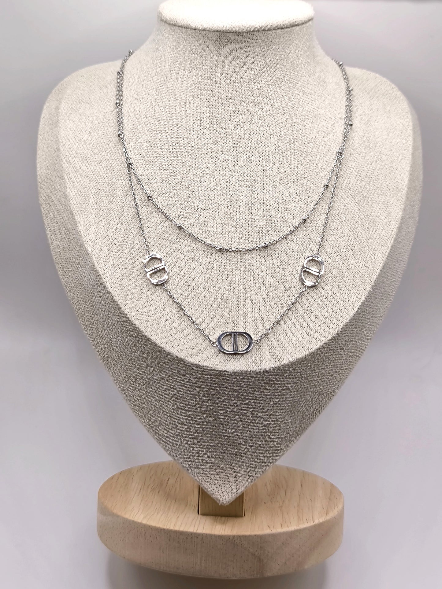 COLLIER JUSTINE SILVER