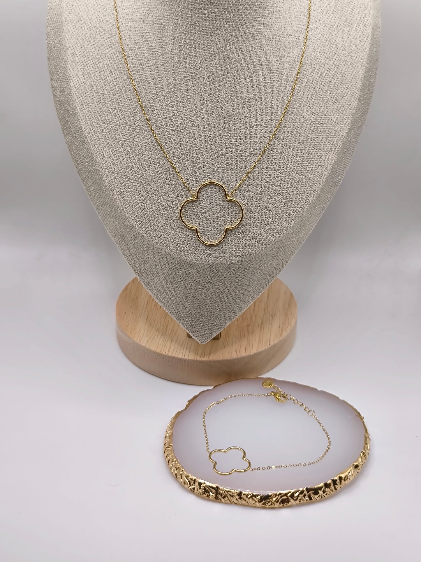 COLLIER CLOVER GOLD