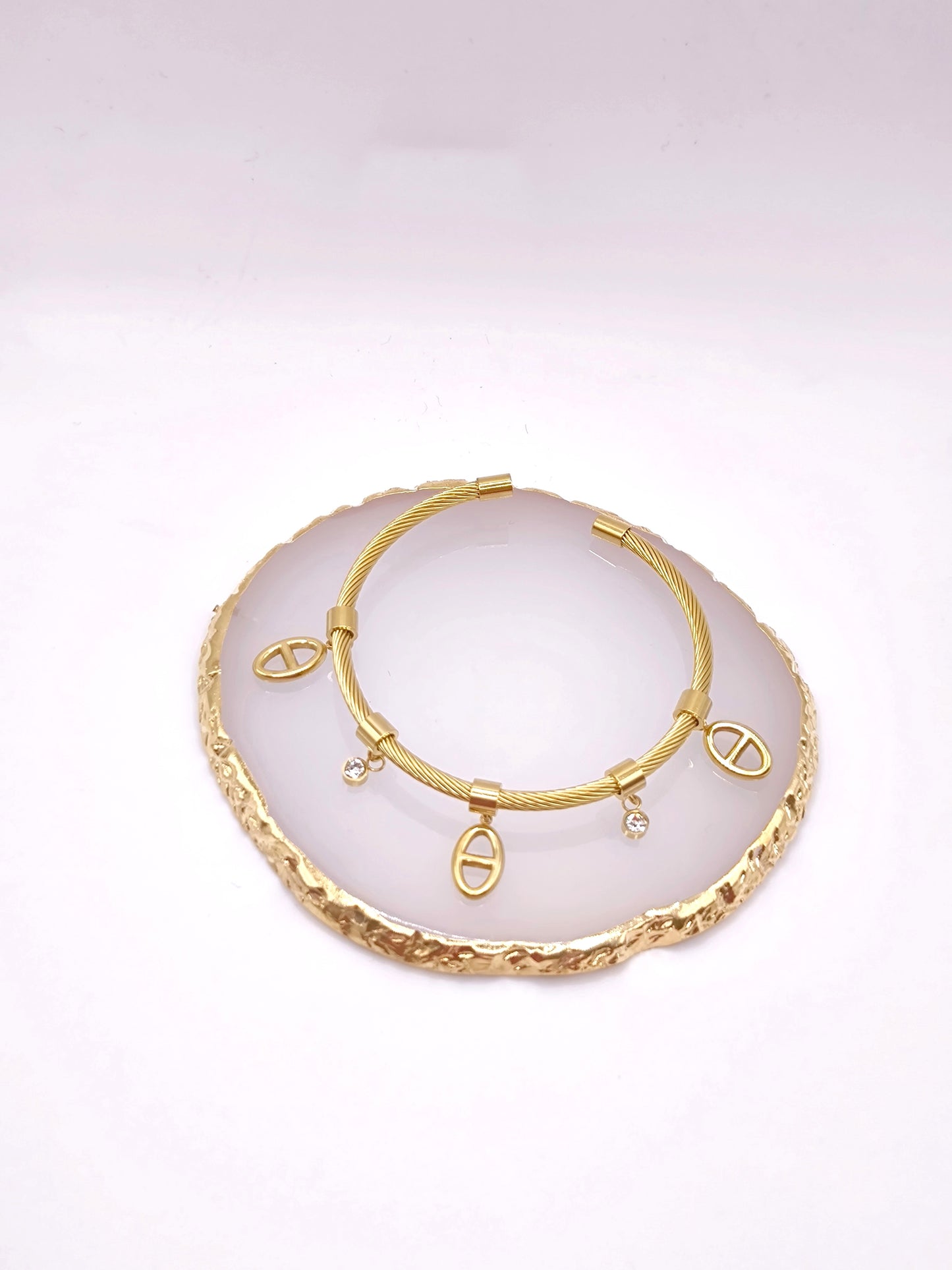 JONC BELLISSIMA OVALE GOLD/ SILVER