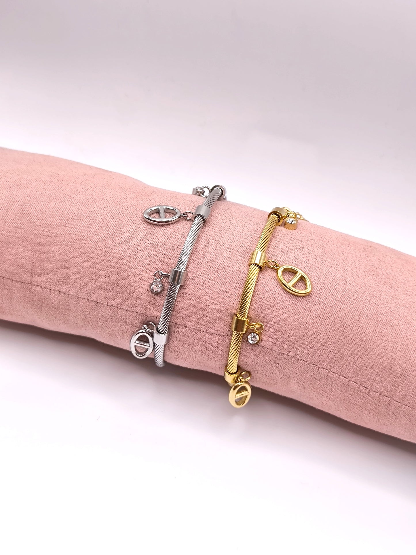 JONC BELLISSIMA OVALE GOLD/ SILVER