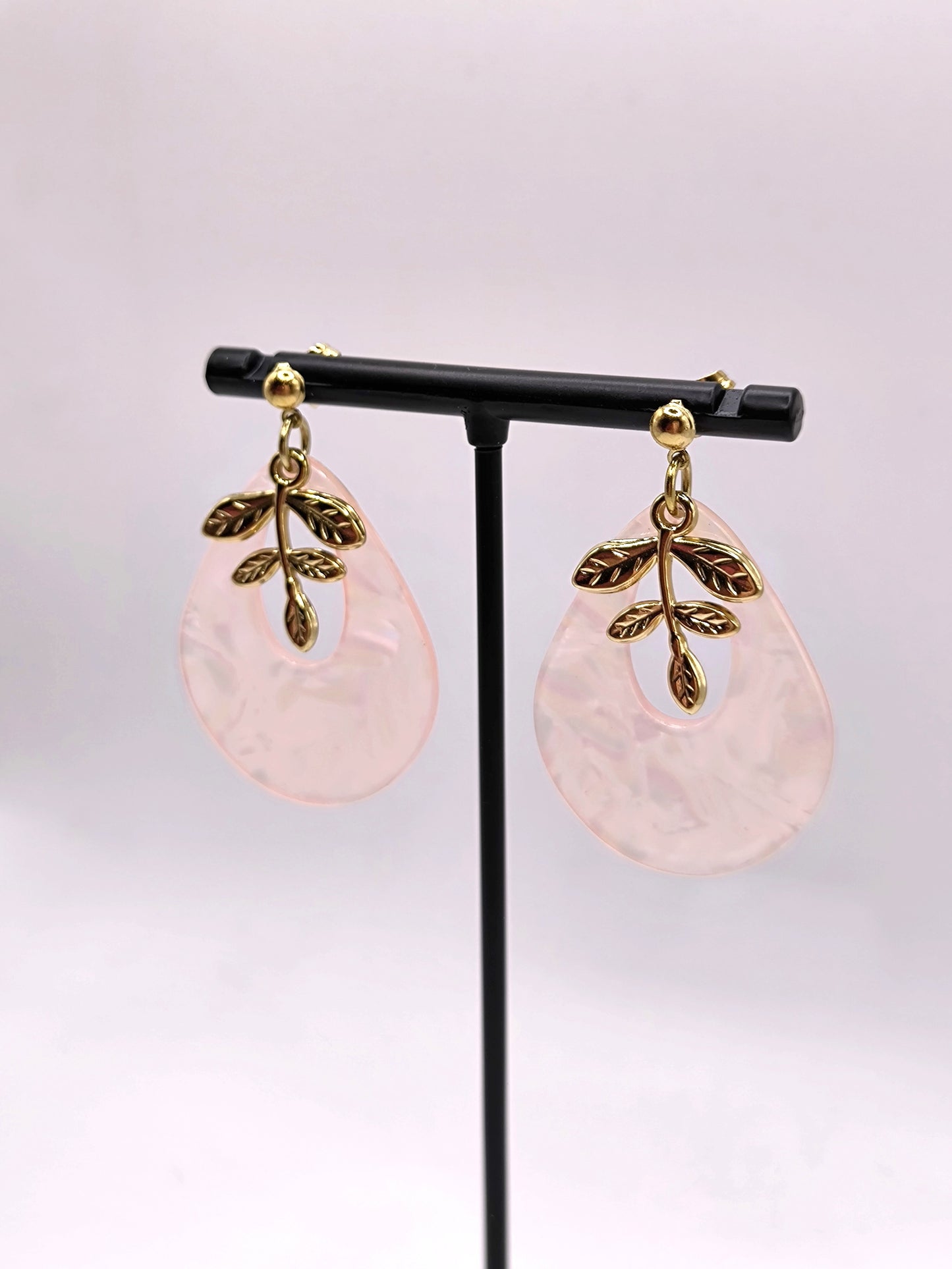BOUCLES HOLO PINK