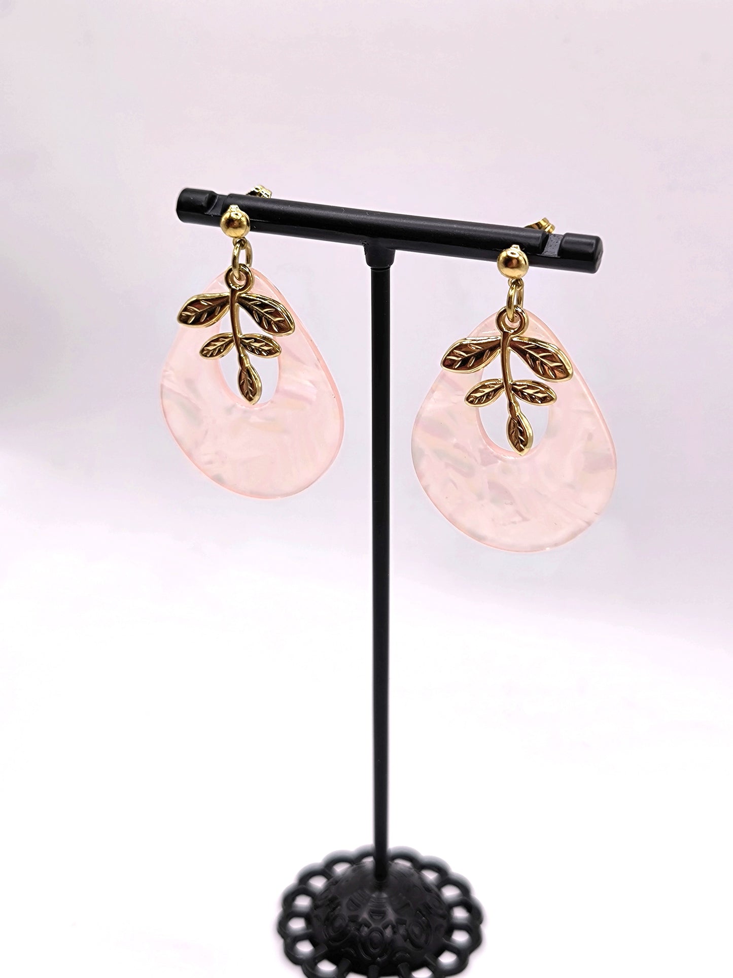 BOUCLES HOLO PINK