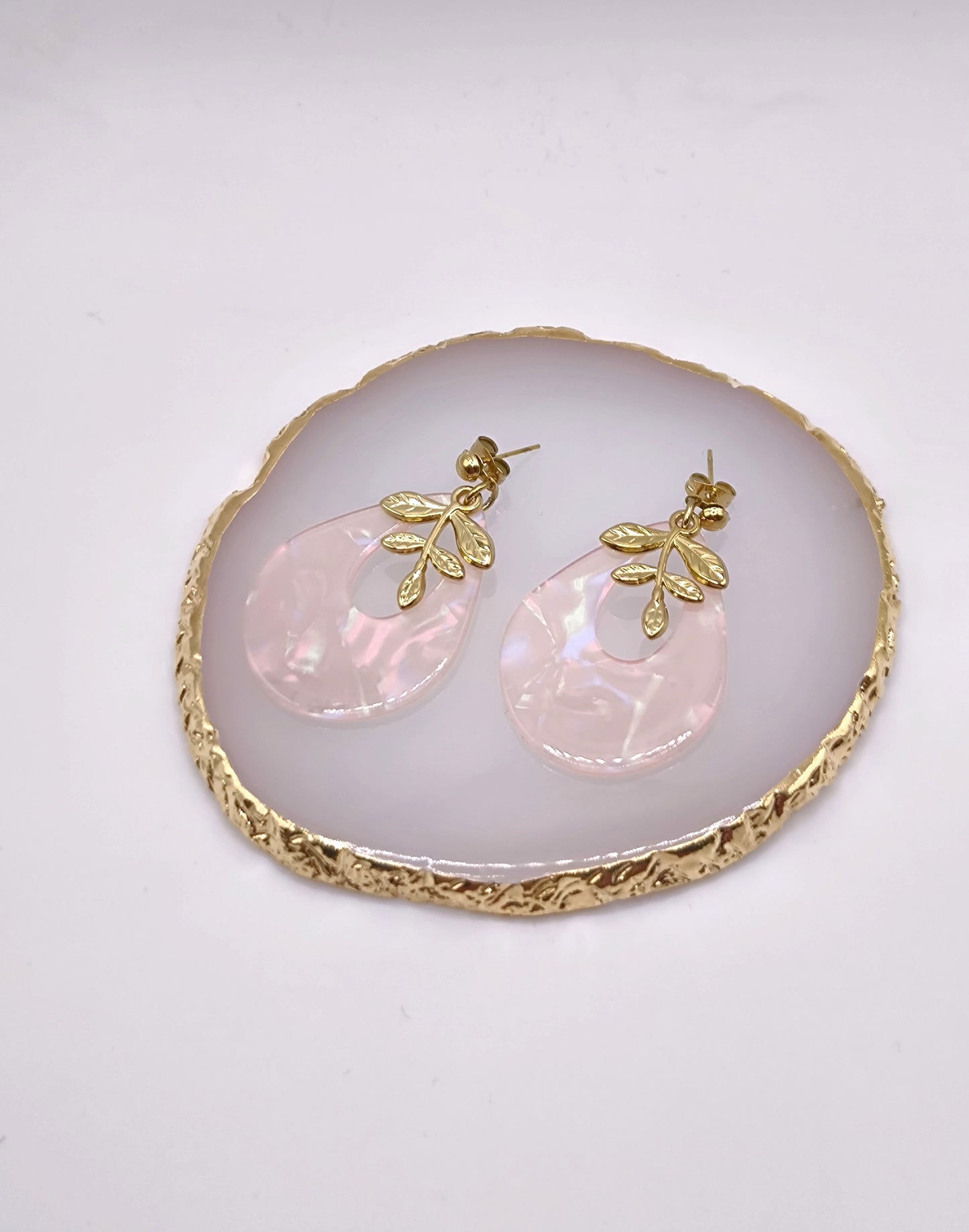 BOUCLES HOLO PINK
