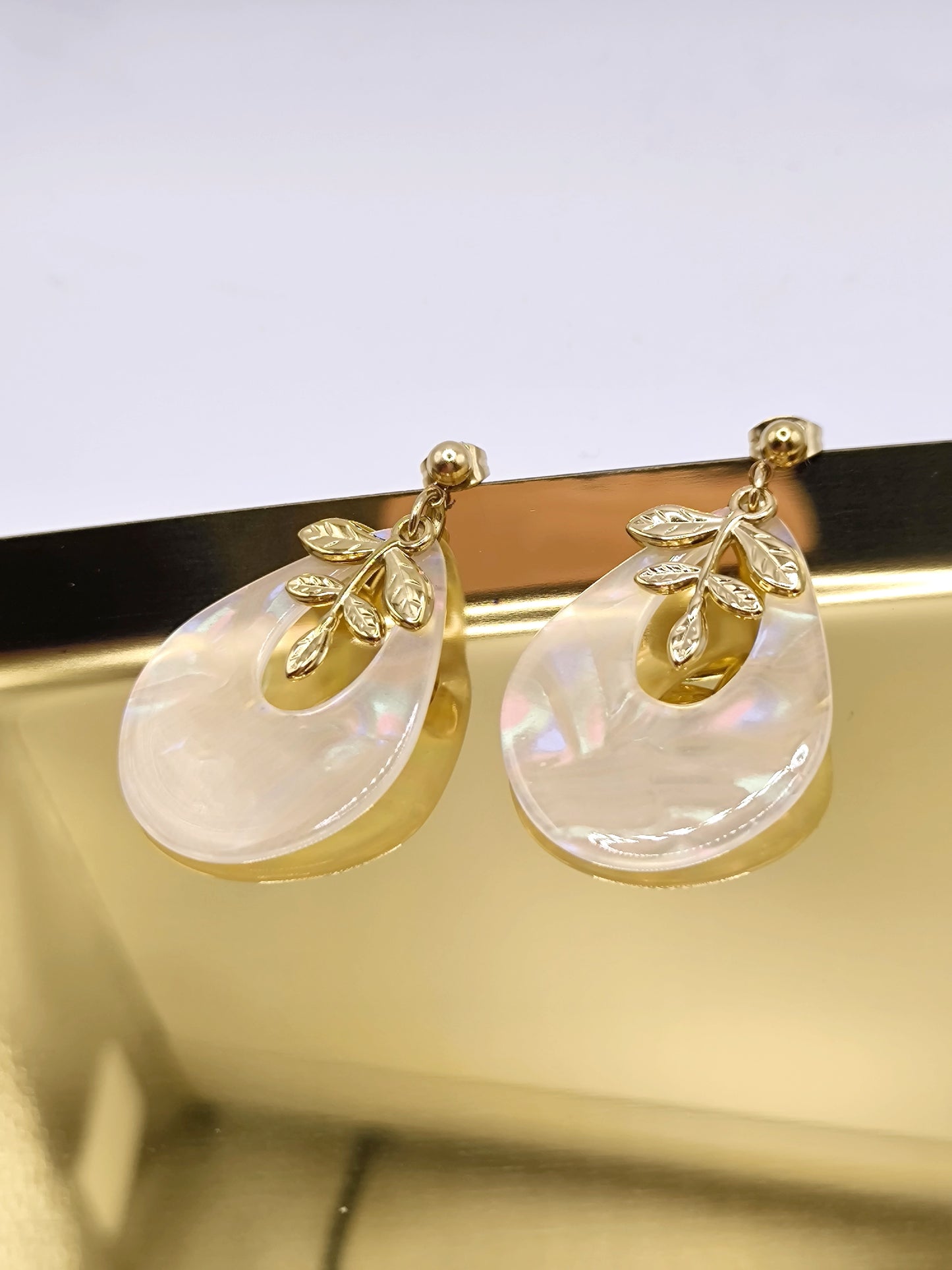 BOUCLES HOLO WHITE
