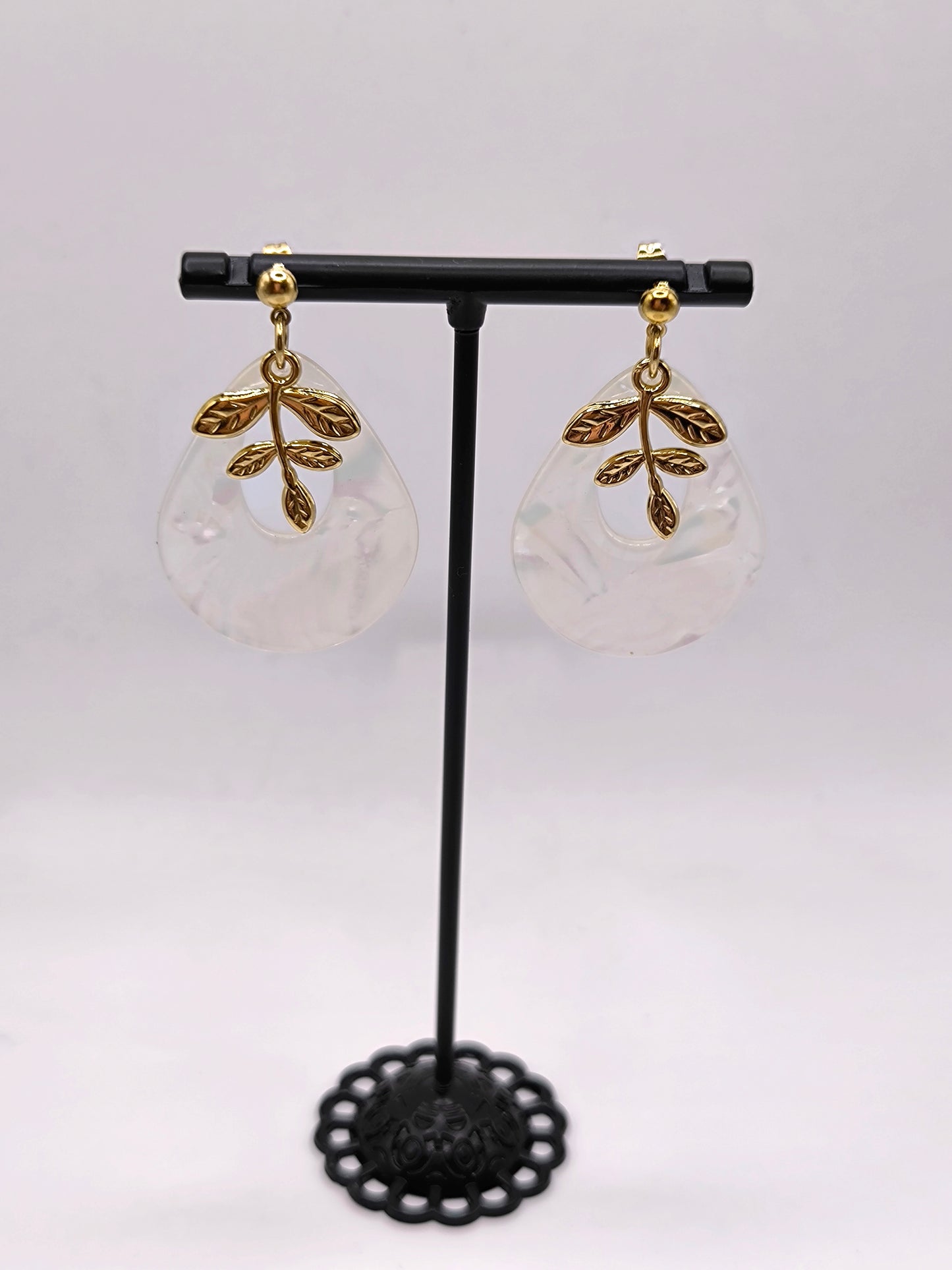 BOUCLES HOLO WHITE