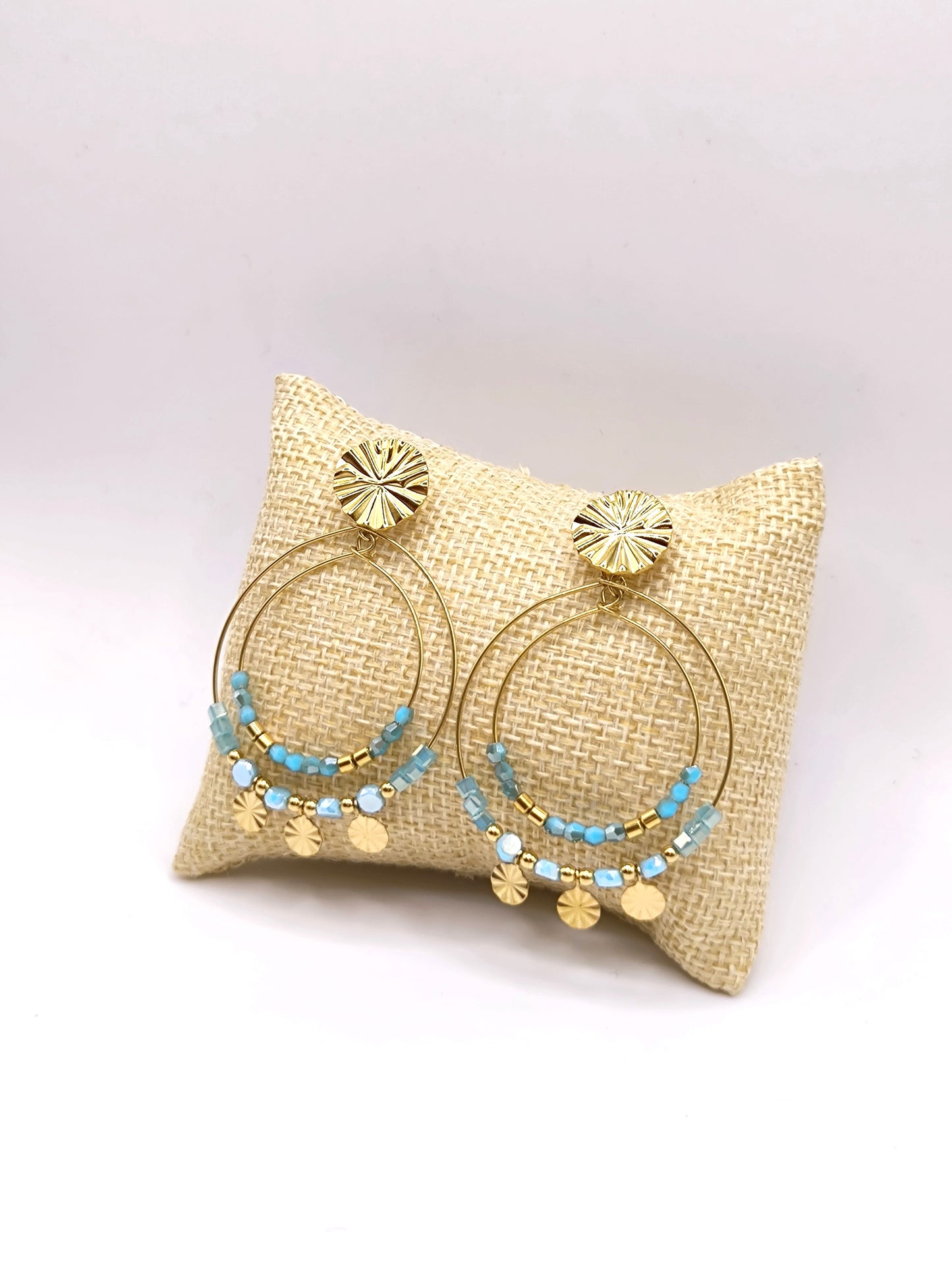 BOUCLES DINA TURQUOISE