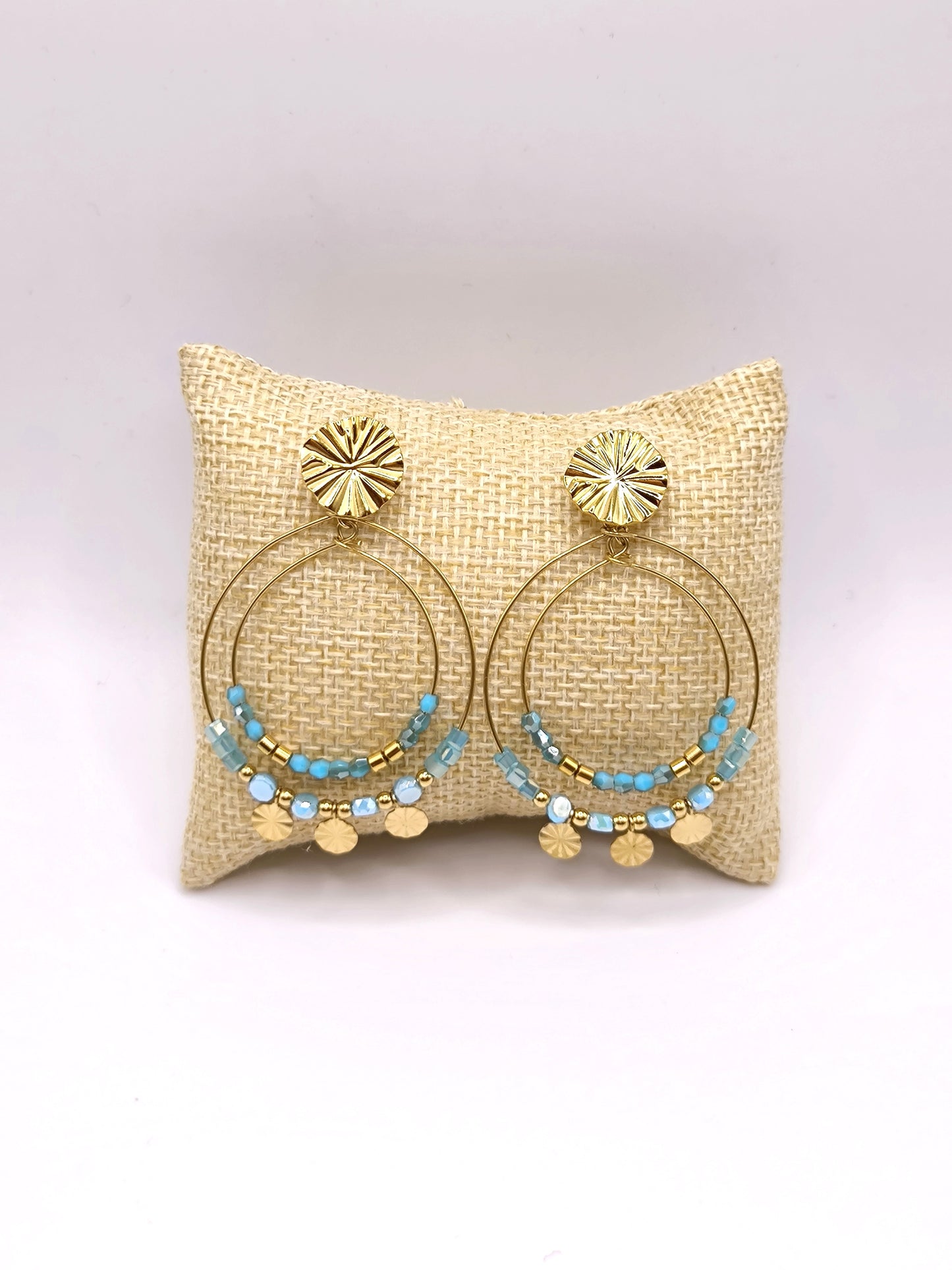 BOUCLES DINA TURQUOISE
