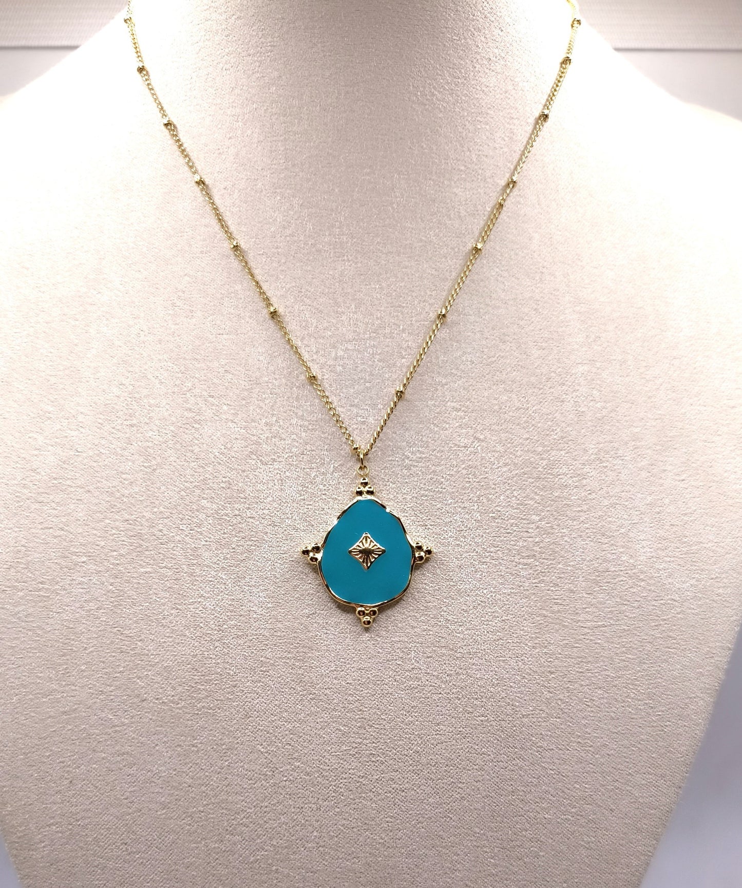 COLLIER CHRISTELLE TURQUOISE