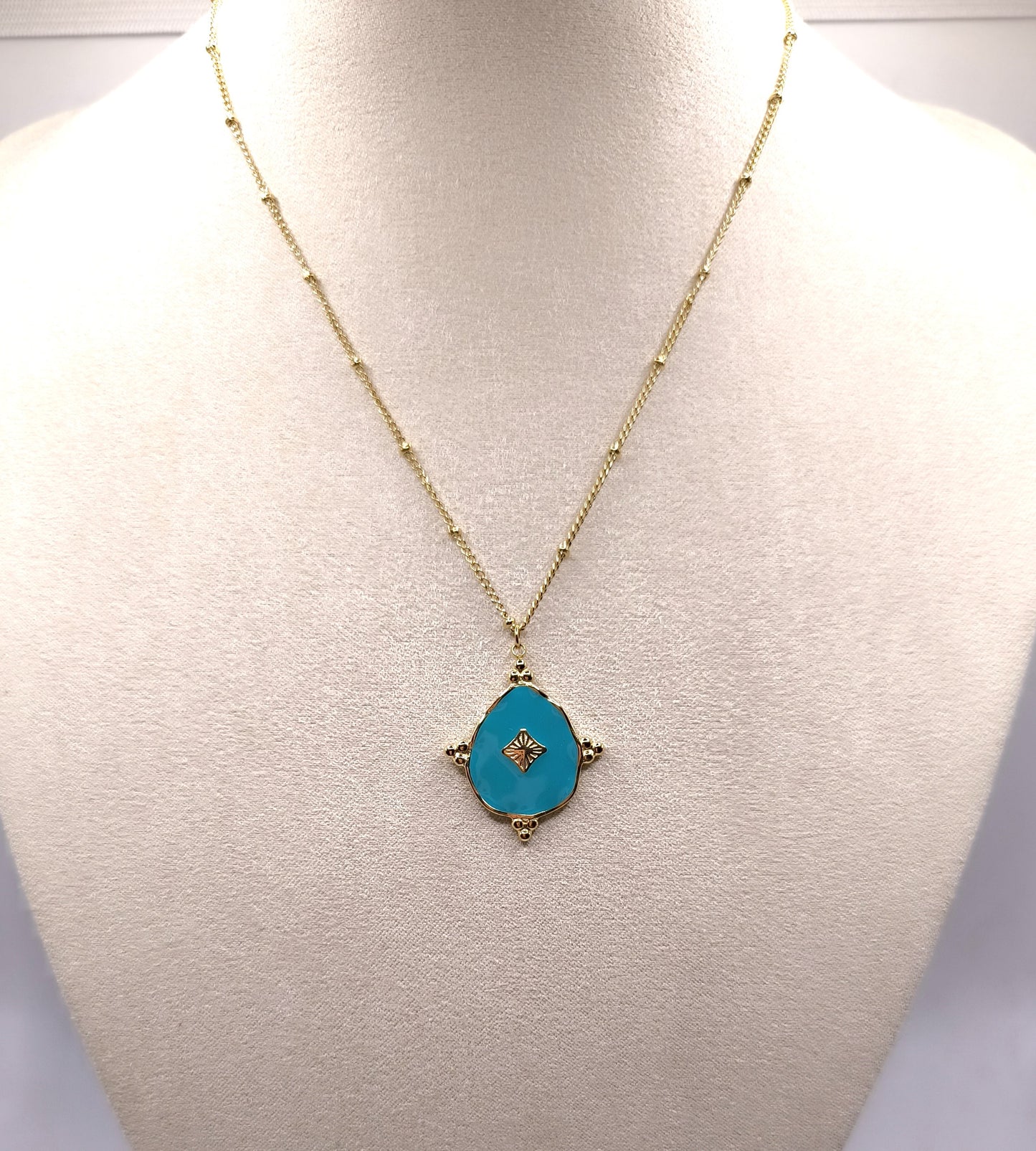 COLLIER CHRISTELLE TURQUOISE
