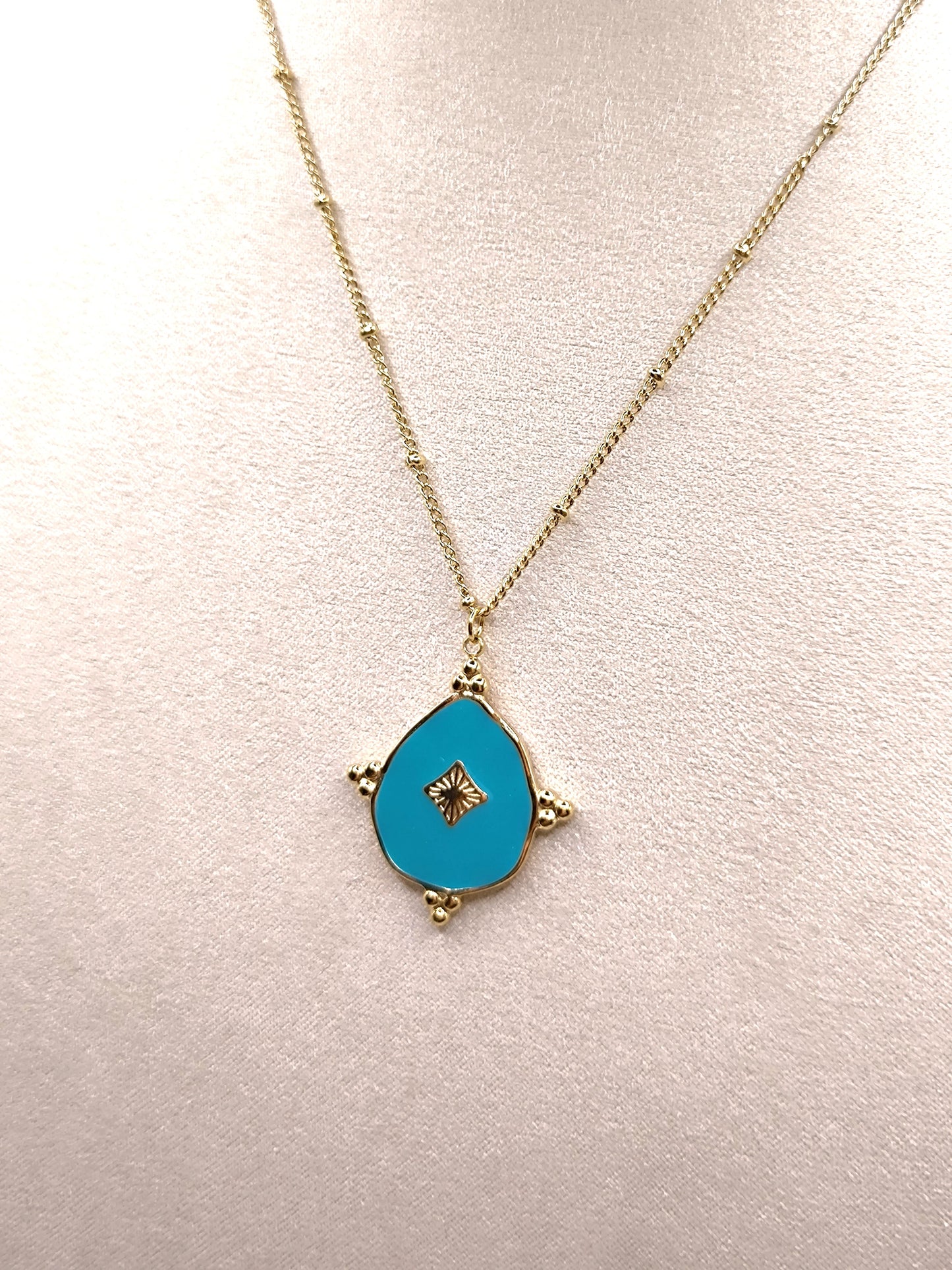 COLLIER CHRISTELLE TURQUOISE