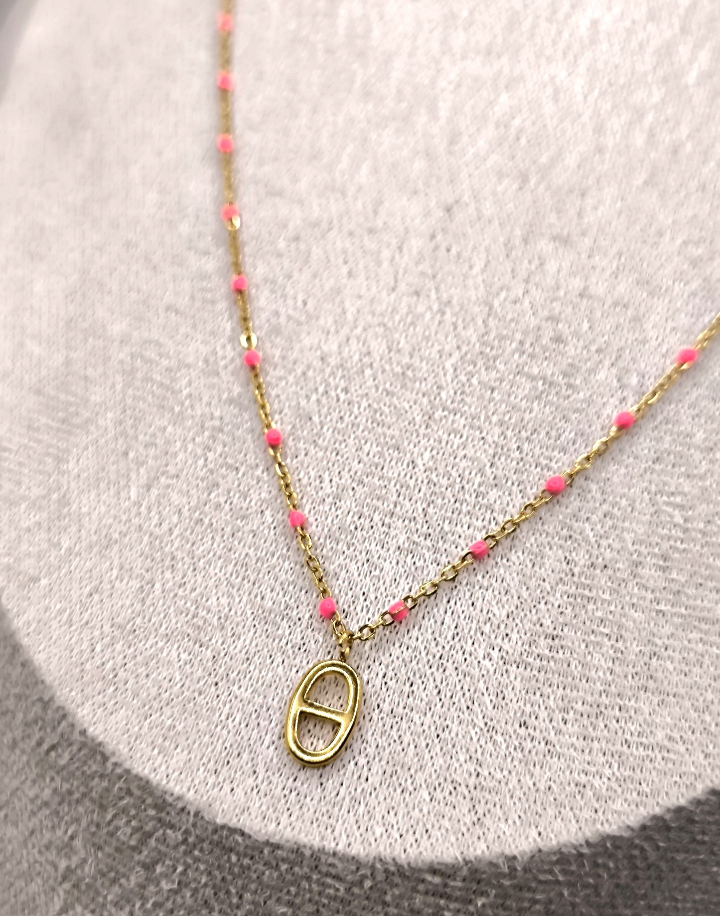 COLLIER TINA FUSHIA