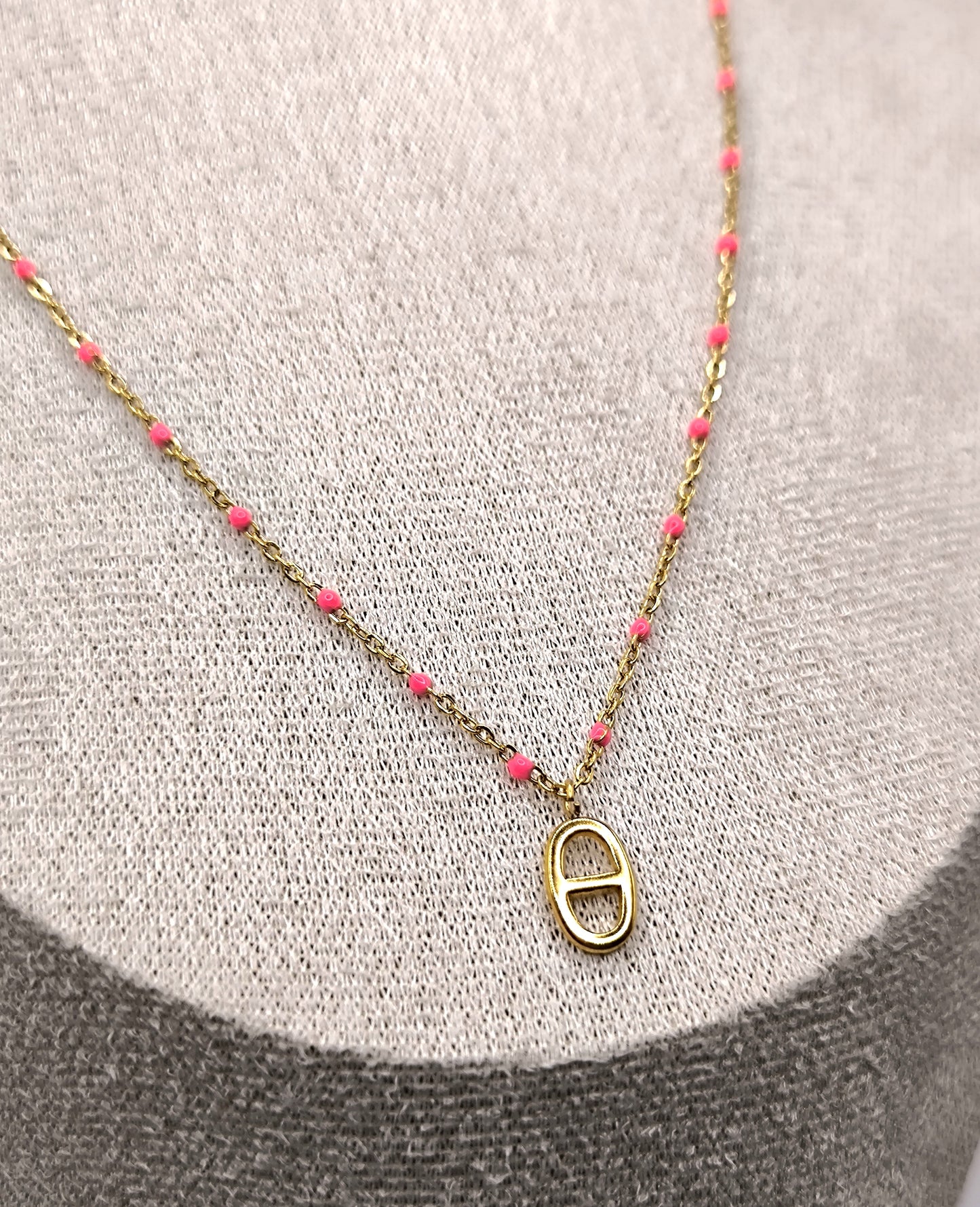 COLLIER TINA FUSHIA