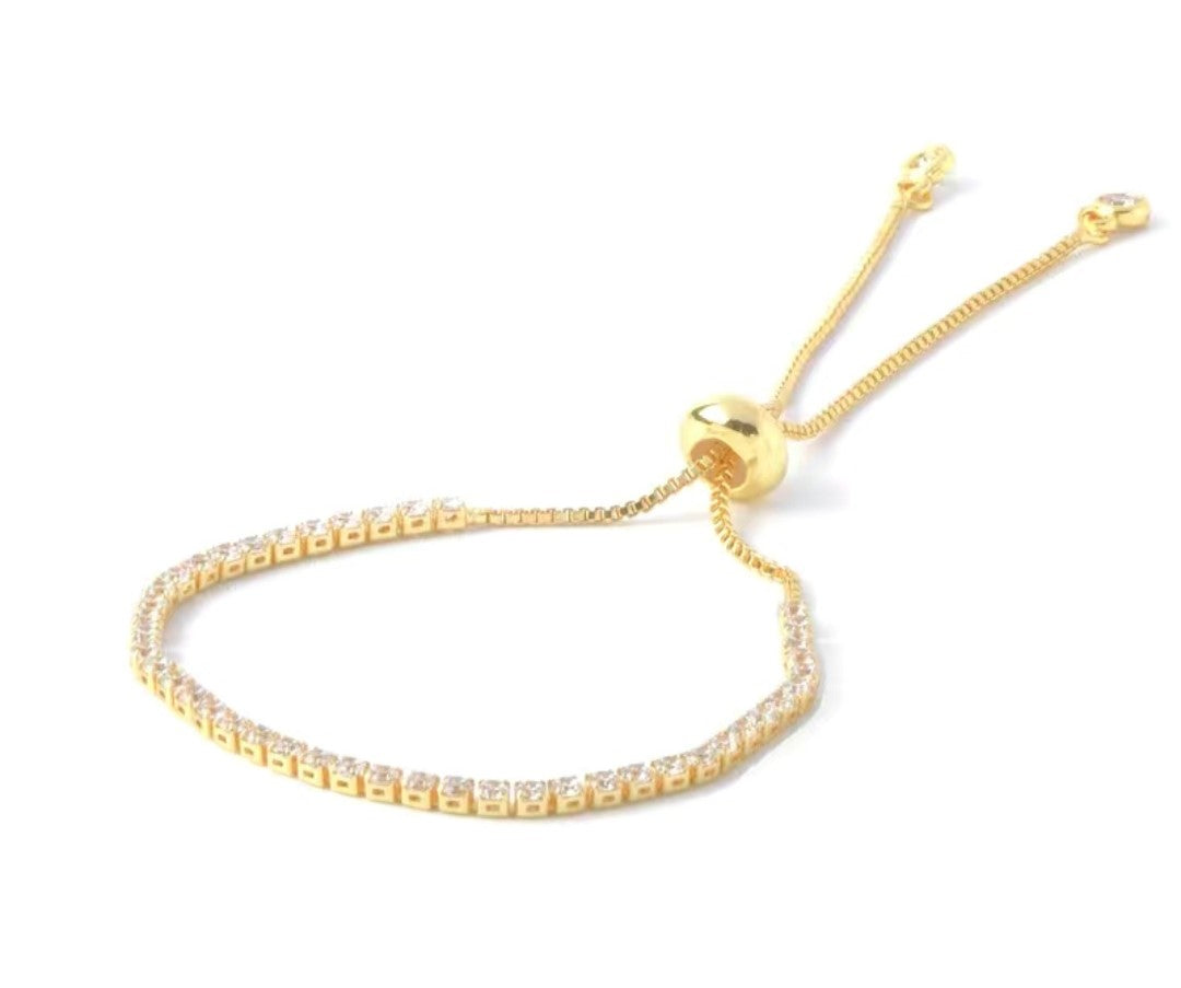 BRACELET ASMA STRASS REGLABLE