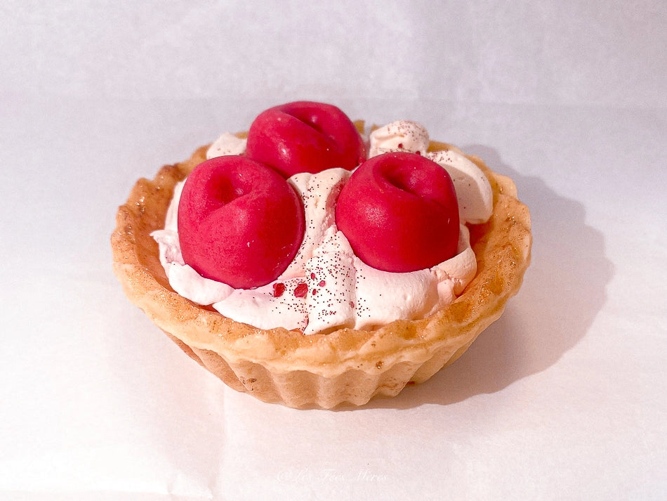 Tartelette en cire parfumée - cerise noire