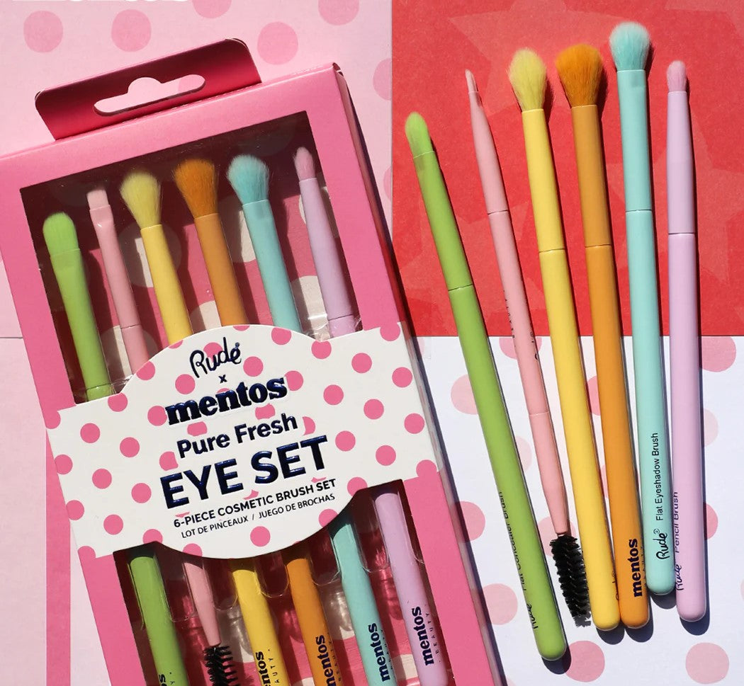Set de pinceaux à yeux Mentos x Rude Cosmetics