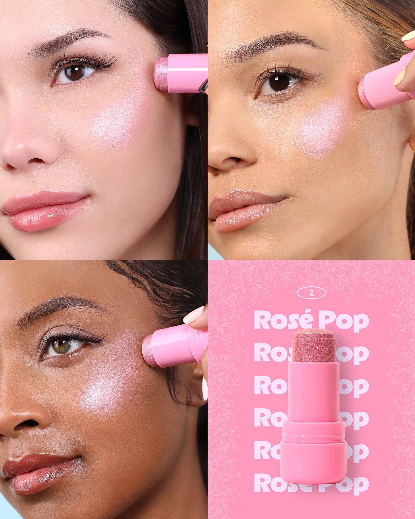 Stick Gelée Éclat Glacé (002, Rosé Pop)