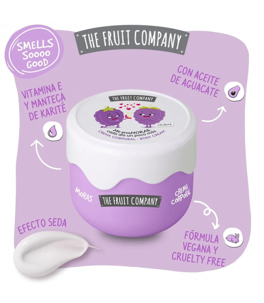 CRÈME CORPS À LA MÛRE VEGAN THE FRUIT COMPANY - 200ML